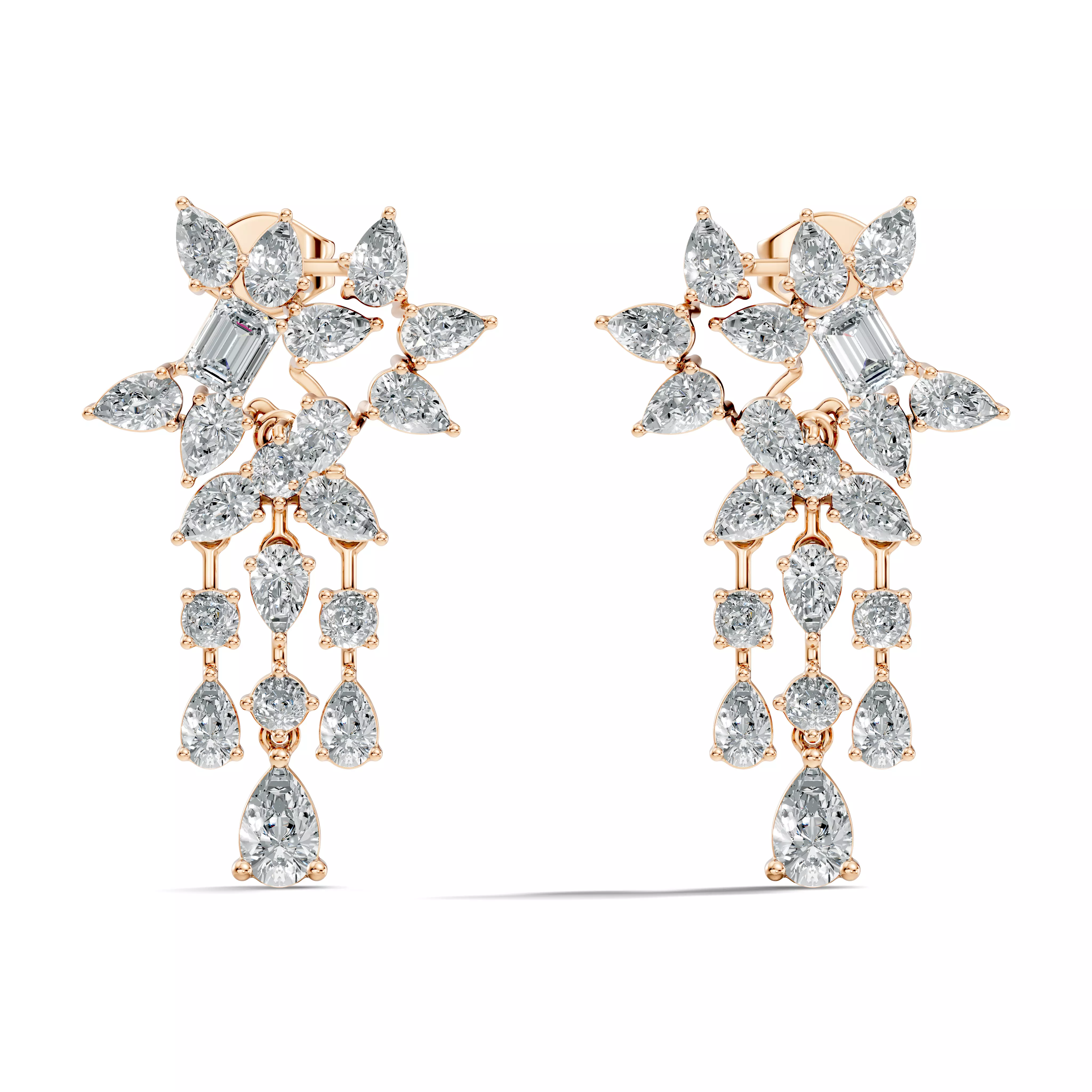 Drops Earrings 3D print model