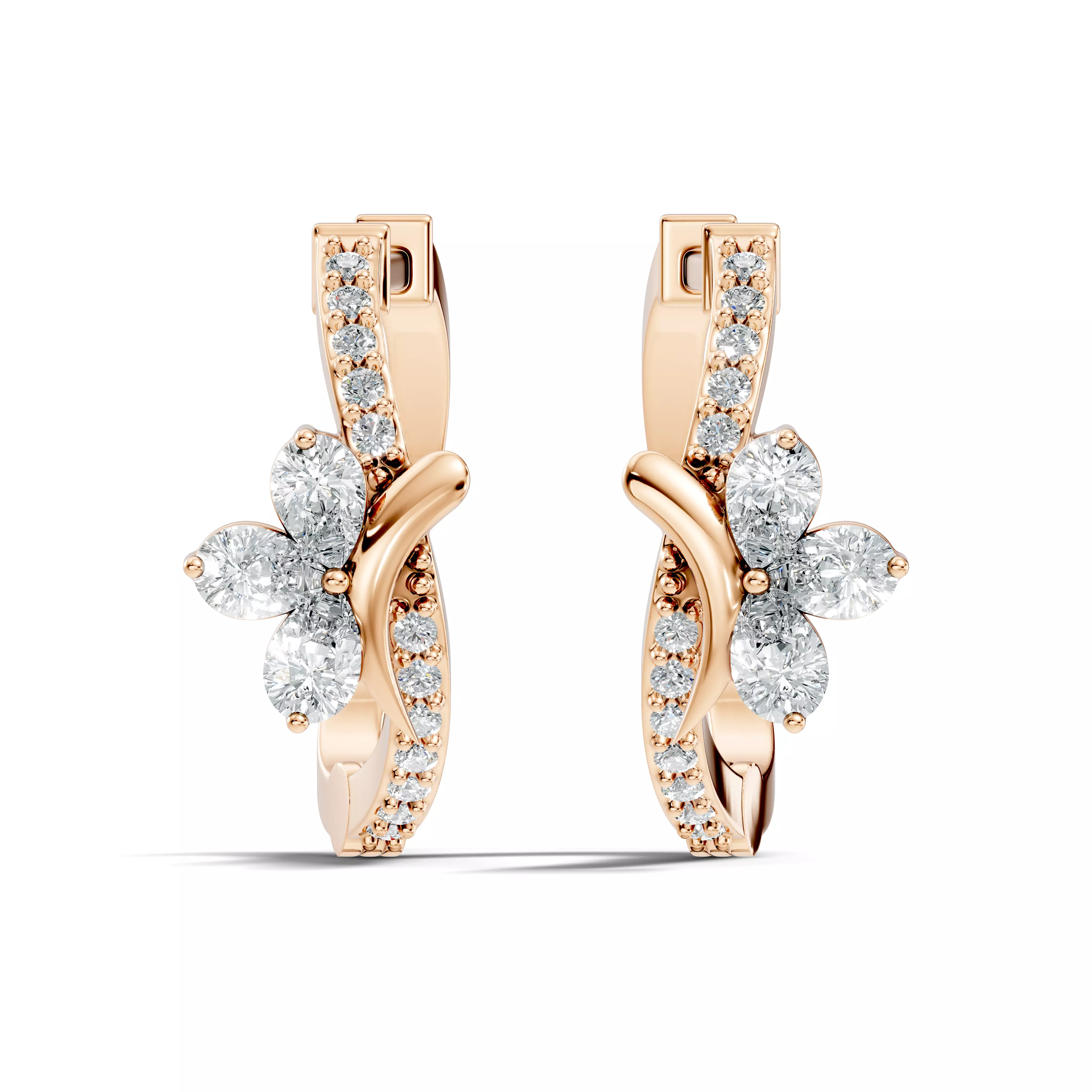 Hoops Earrings 3D print model