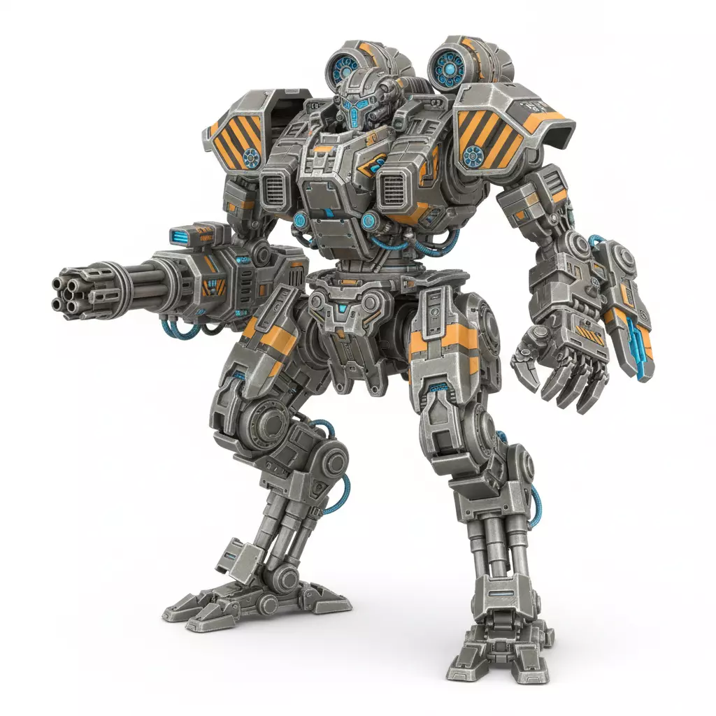 Robot Mechanical Character Machine Figure 3D model