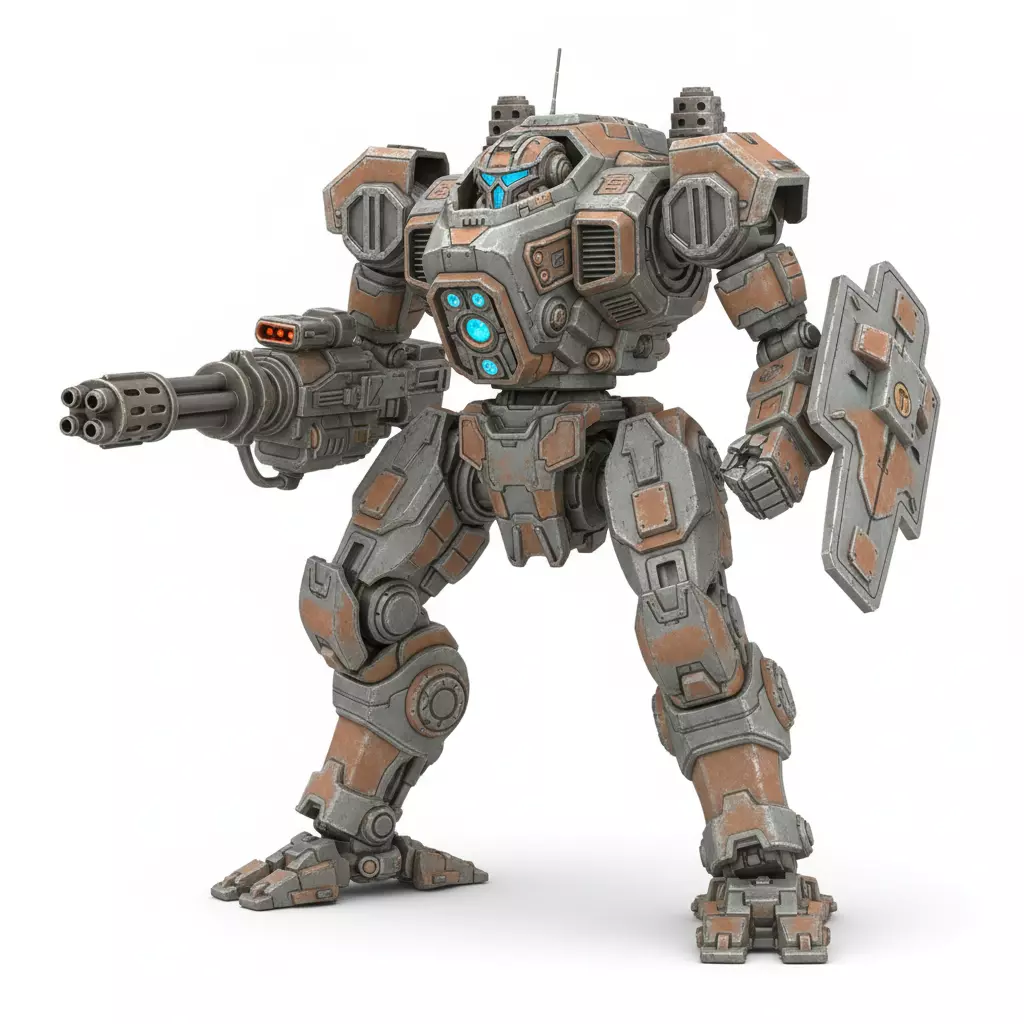 Robot Android Mechanical Futuristic Design 3D model