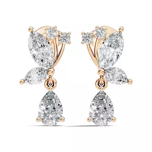 Solitaire Studs Earrings