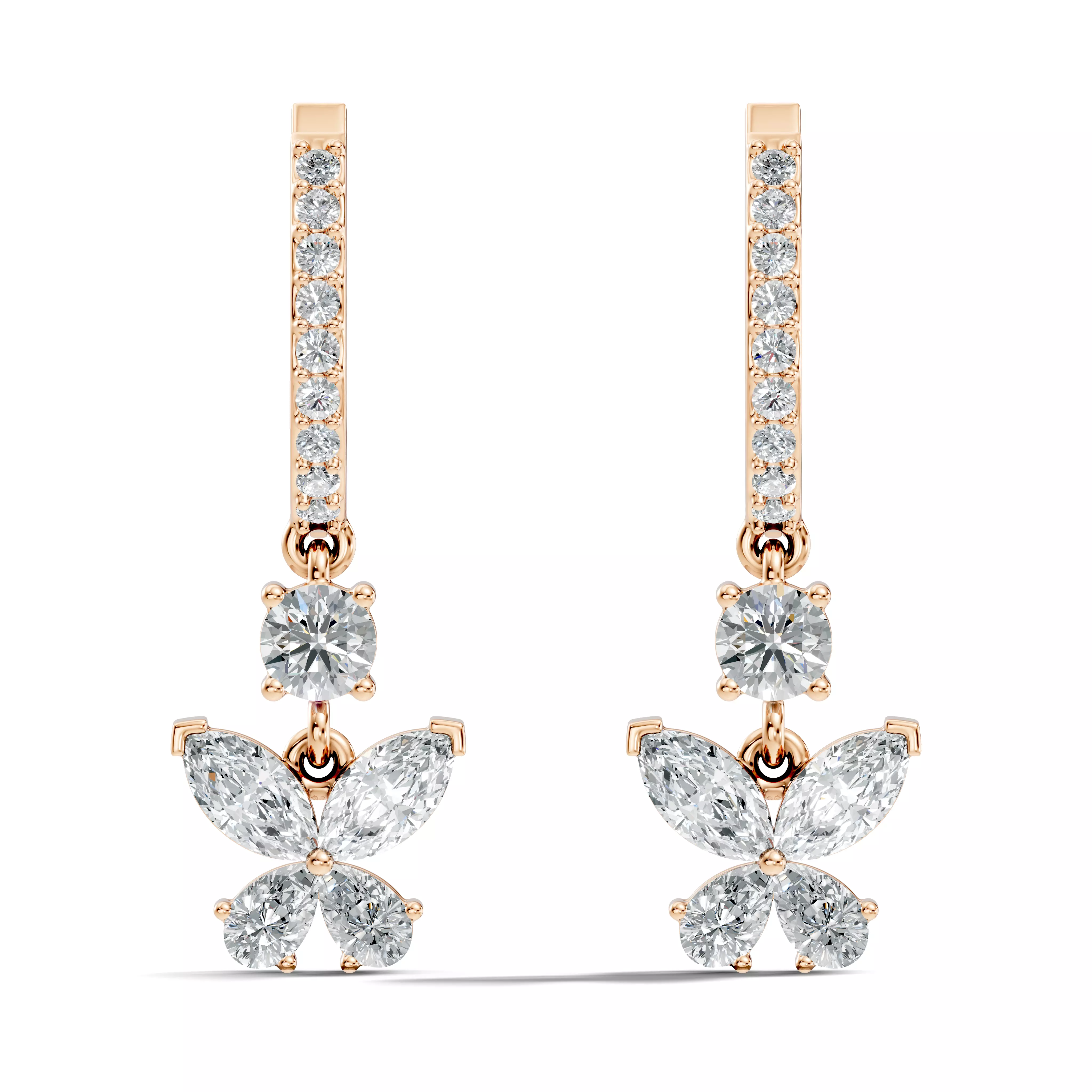 Drops Earrings 3D print model