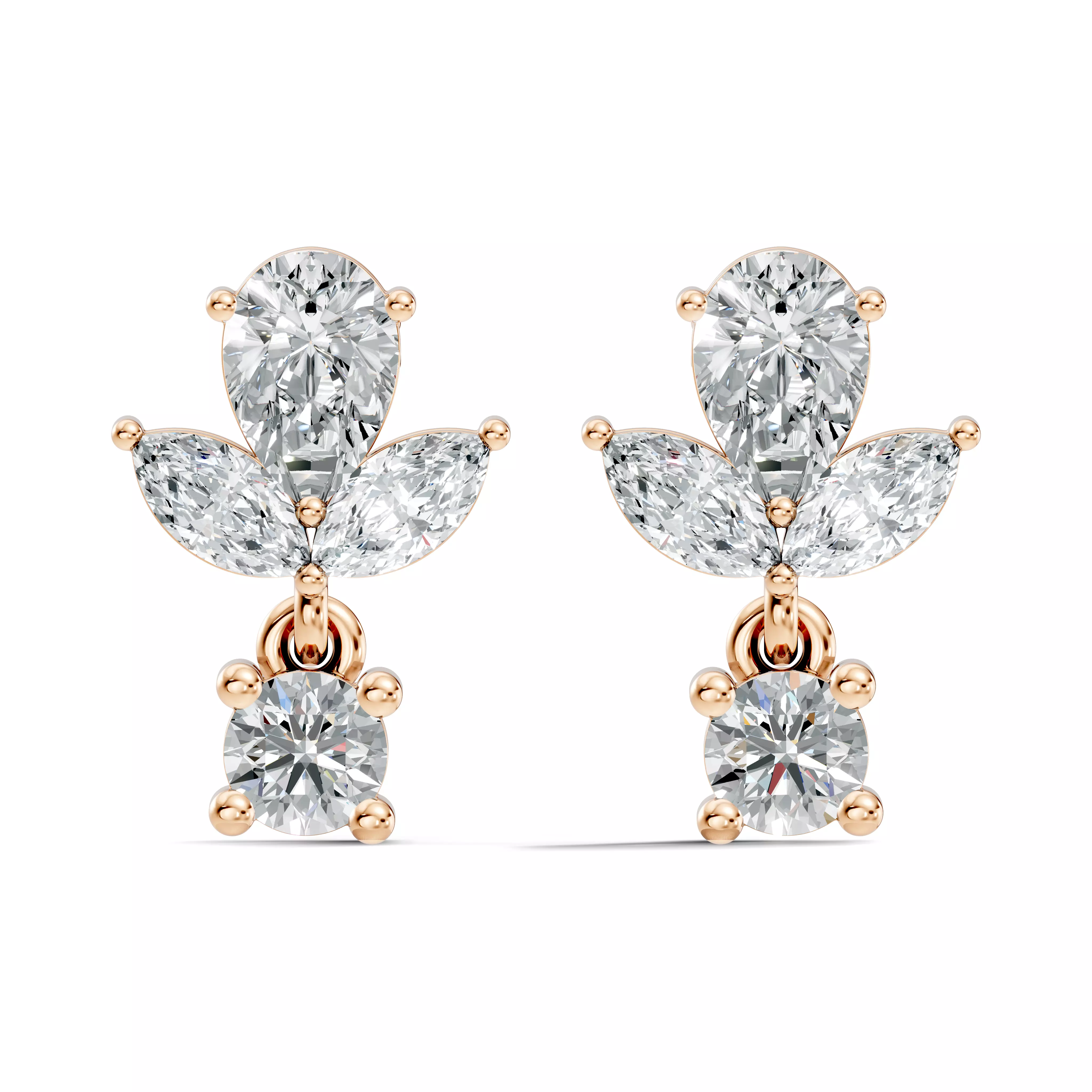 Drops Earrings 3D print model