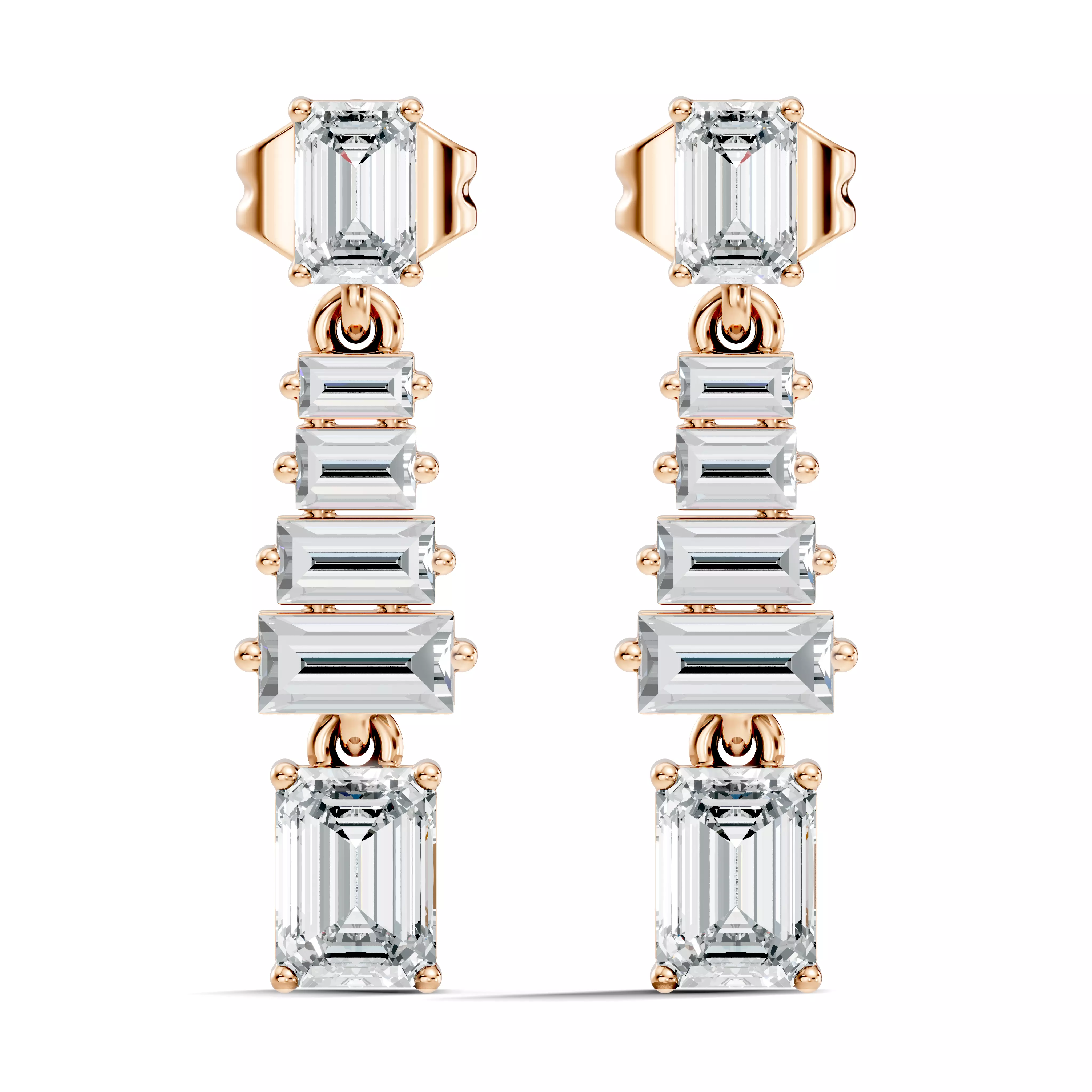 Drops Earrings 3D print model