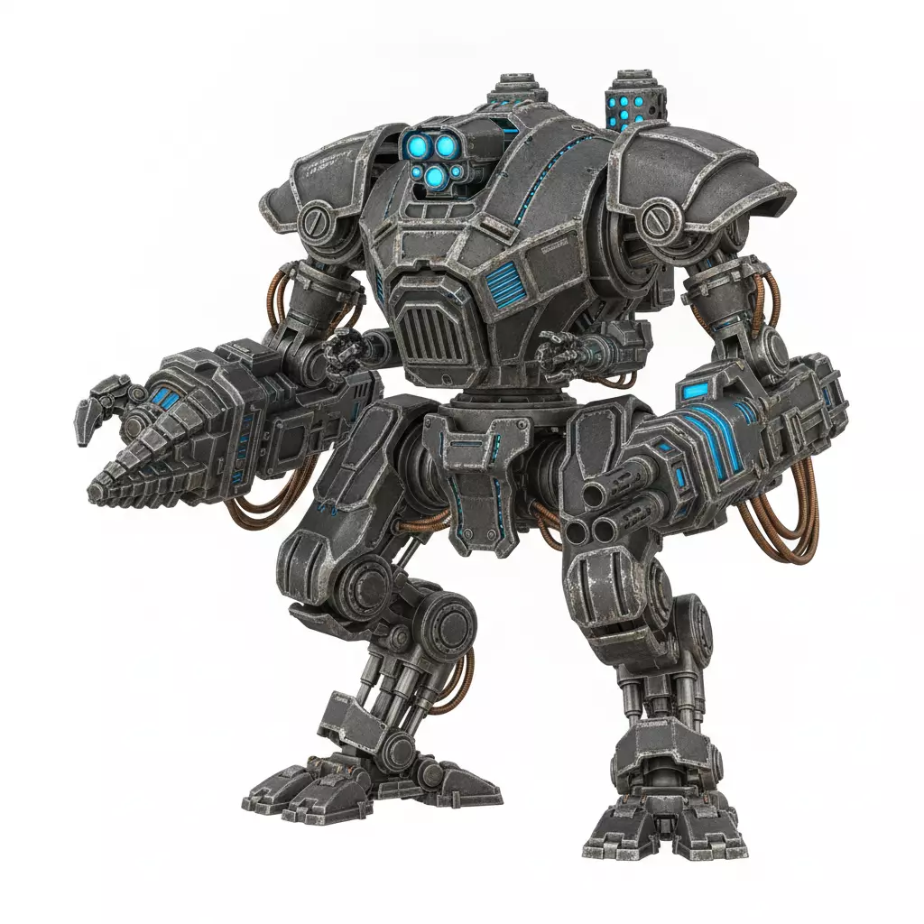 Robot Android Machine Armor Mechanical 3D model