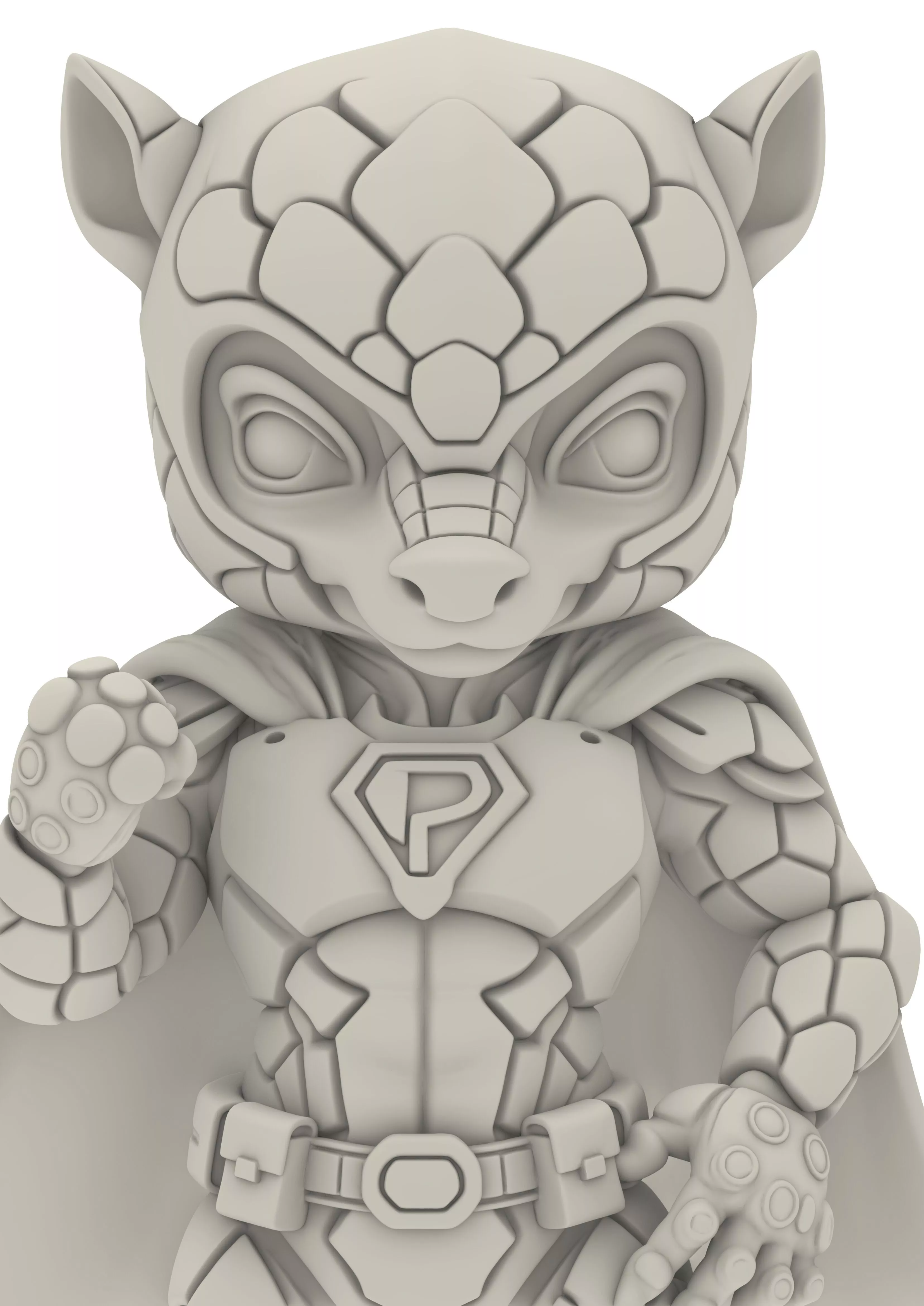 Reptile Warriors Lizard Snake Dragon Chibi 3D print model