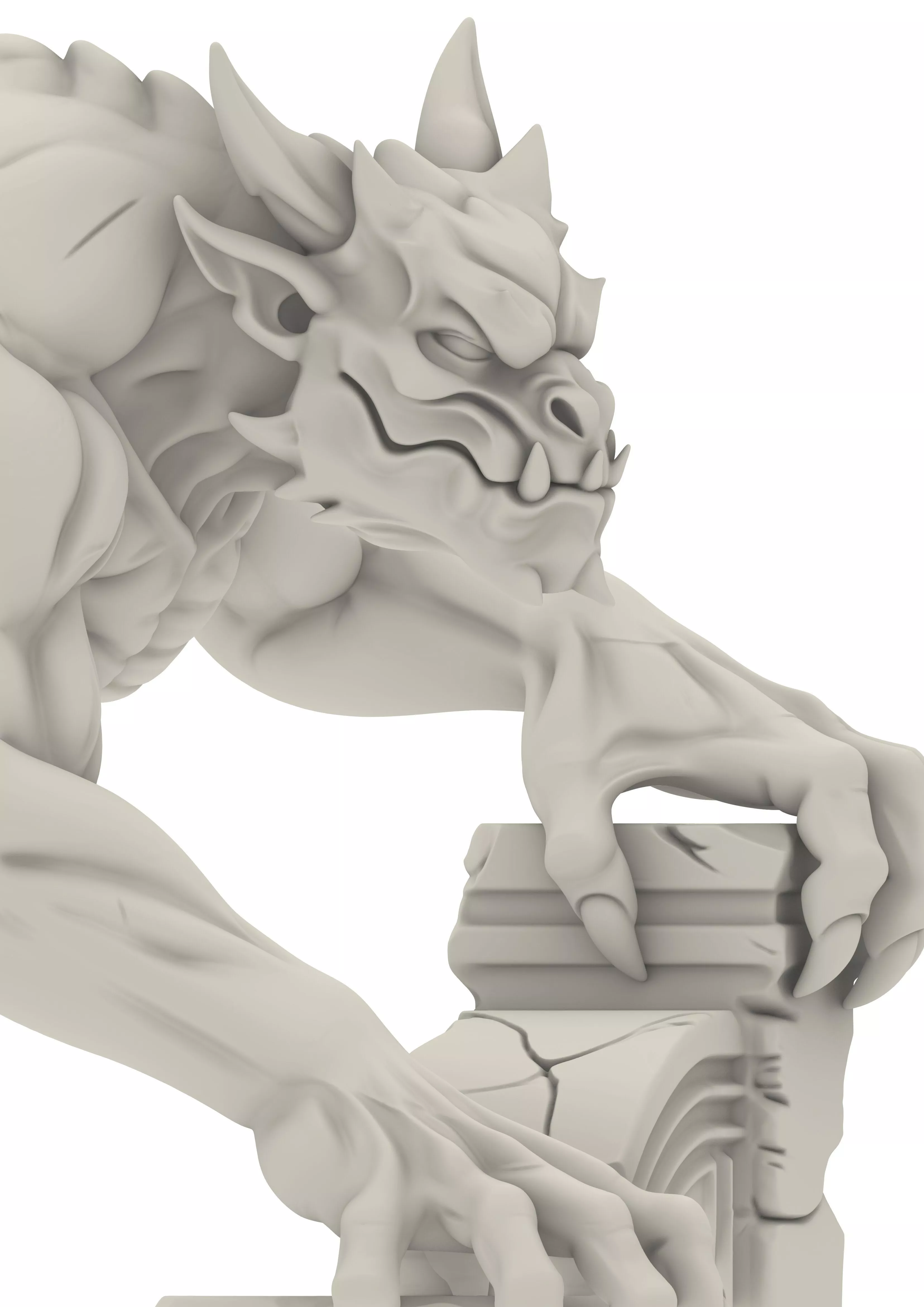 Nightmare Monsters Horror Creature Demon Beasts 3D print model