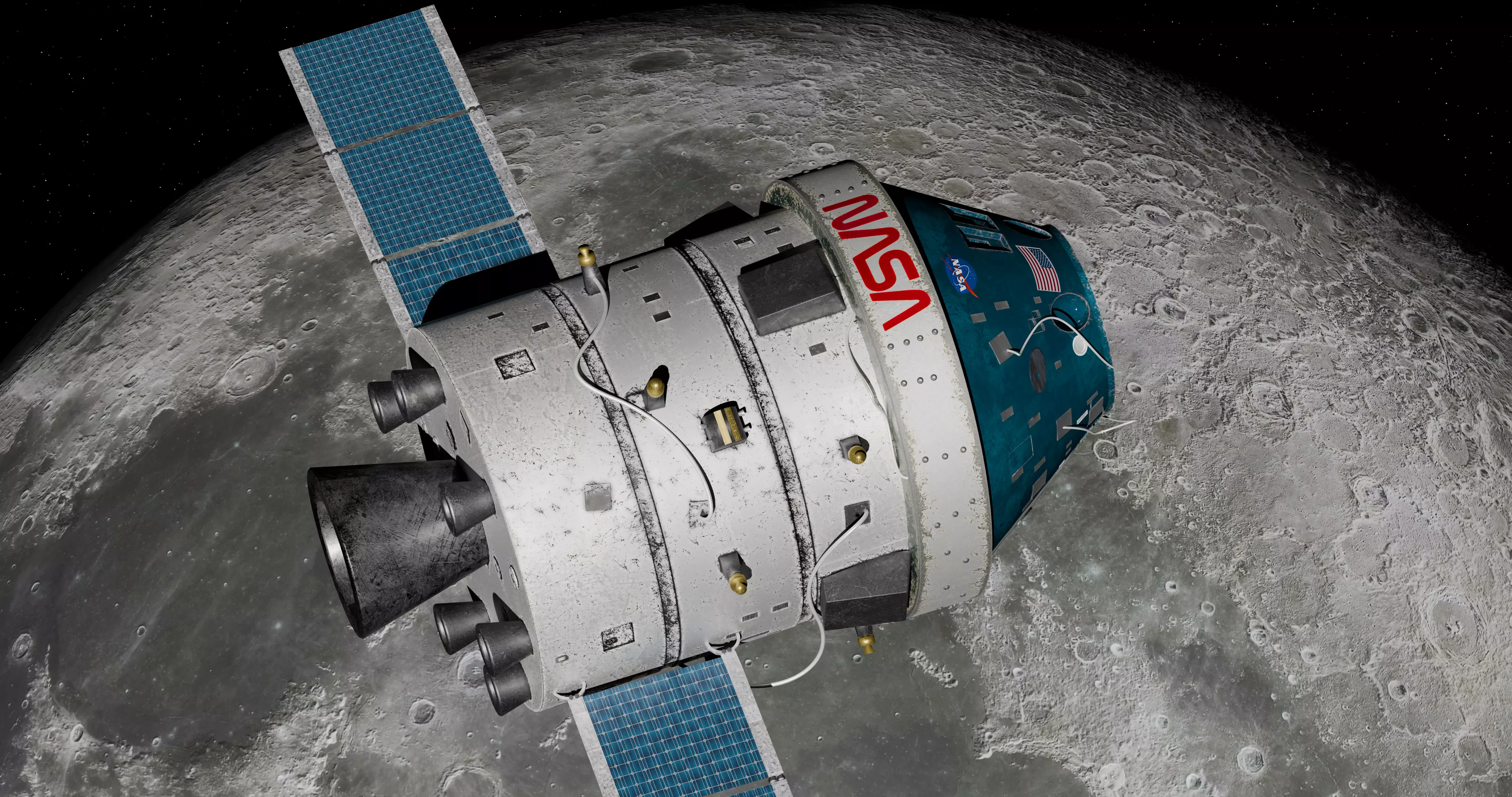 artemis orion capsule version 1 3D model