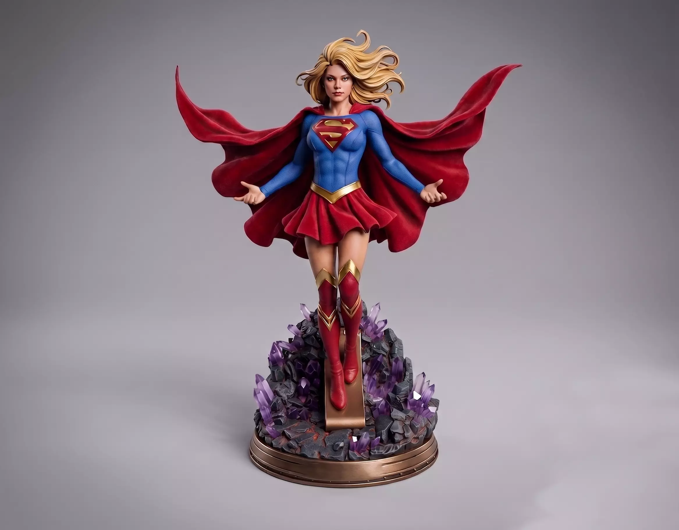 Action Figure - Supergir - 09 3D print model