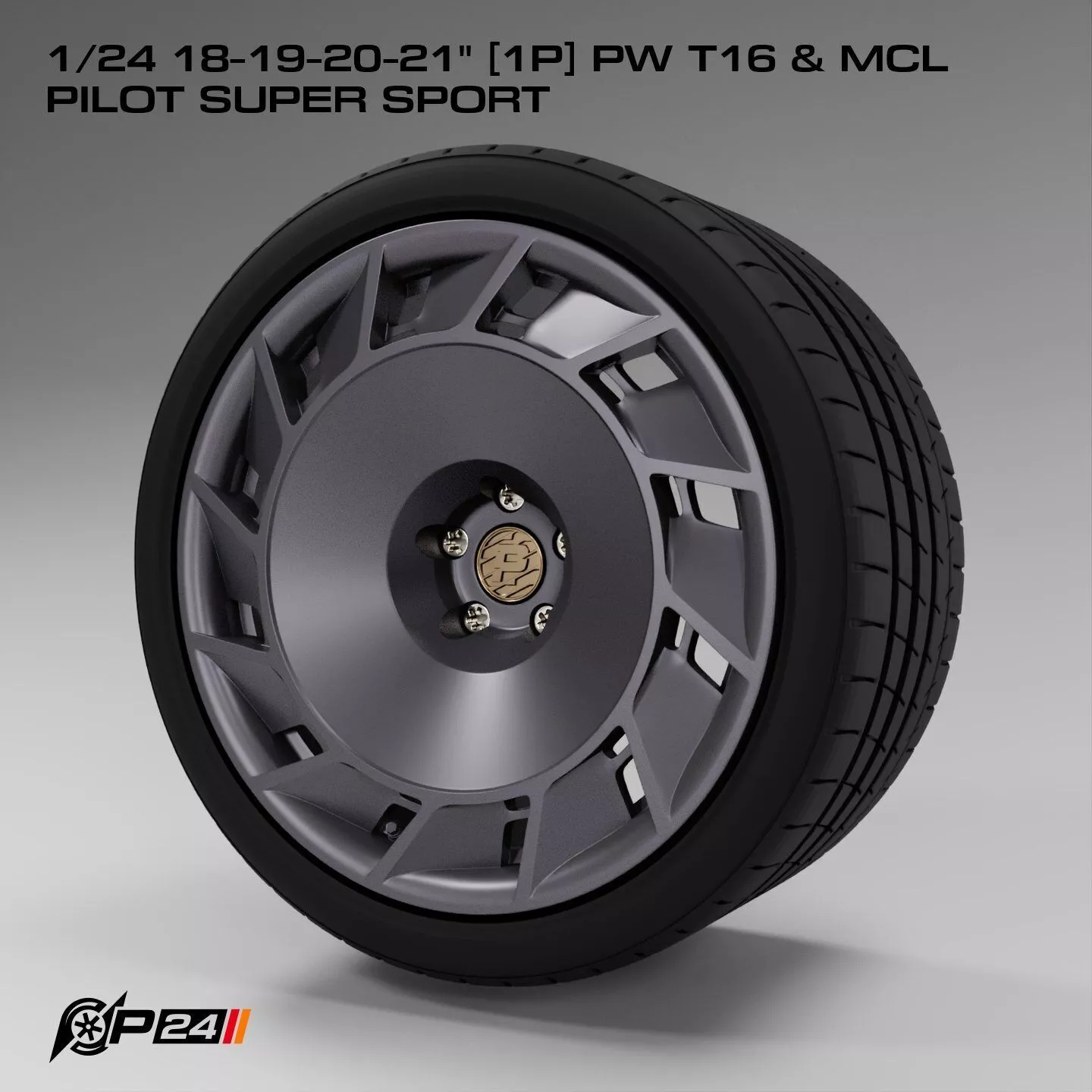 1-24th 18-19-20-21 inches 1P PW T16 and MCL Pilot Super Sport 3D print model