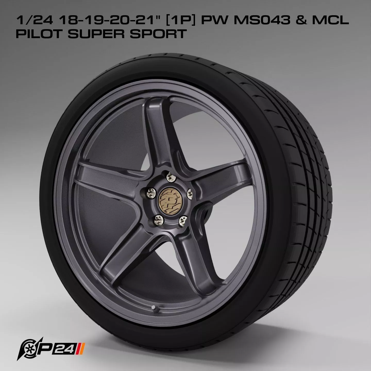 1-24th 18-19-20-21 inches 1P PW MS043 and MCL Pilot Super Sport 3D print model