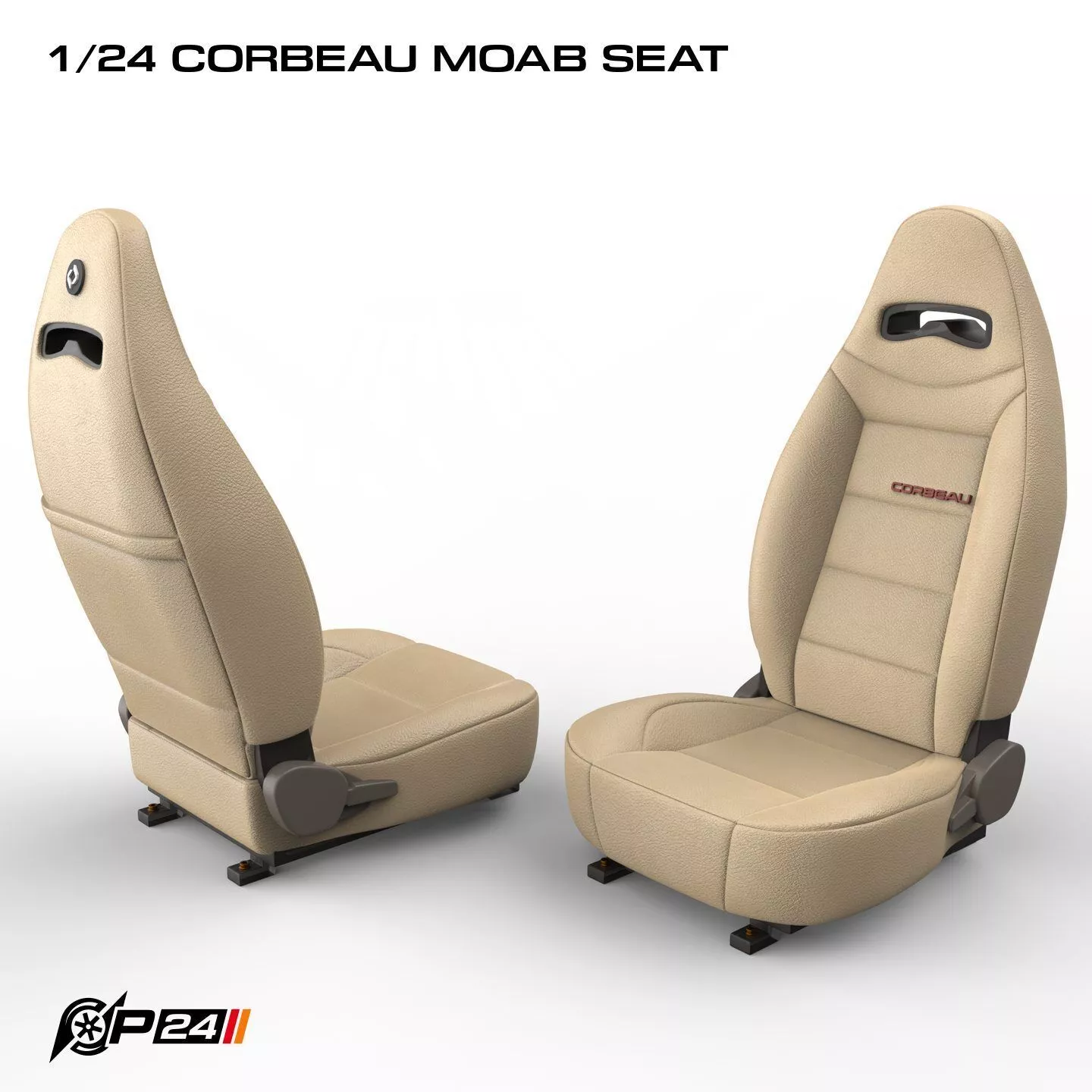 1-24th CORBEAU Moab seat 3D print model