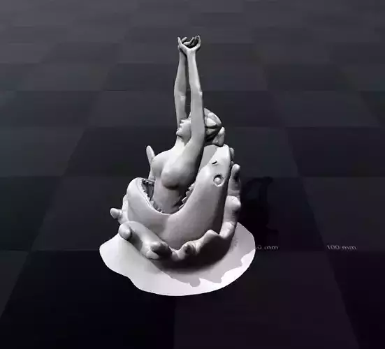 Shark Attack 3D print model