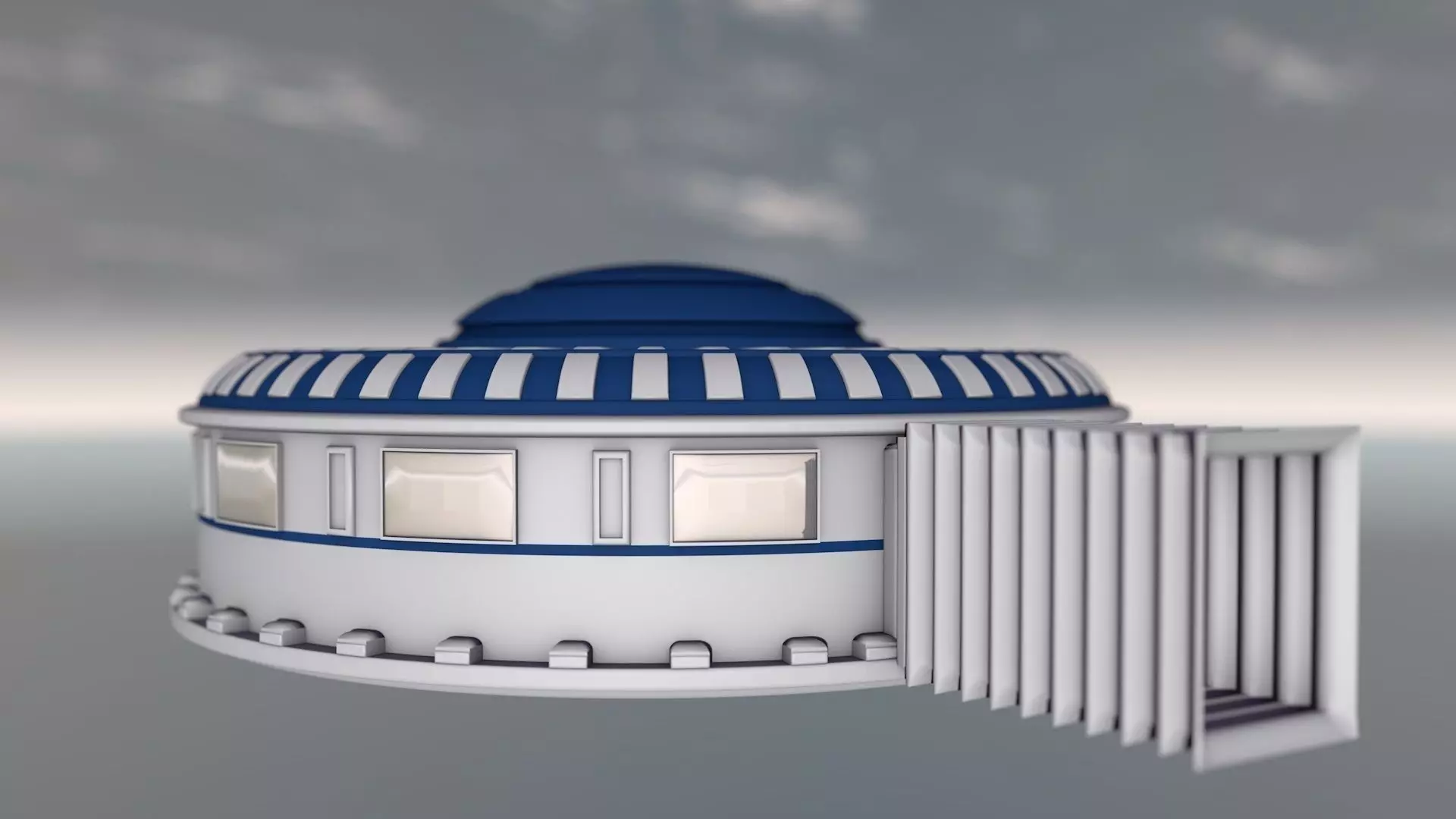 space building 3D Model 3D model_0