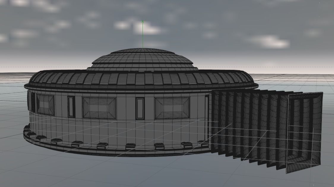 space building 3D Model 3D model_1