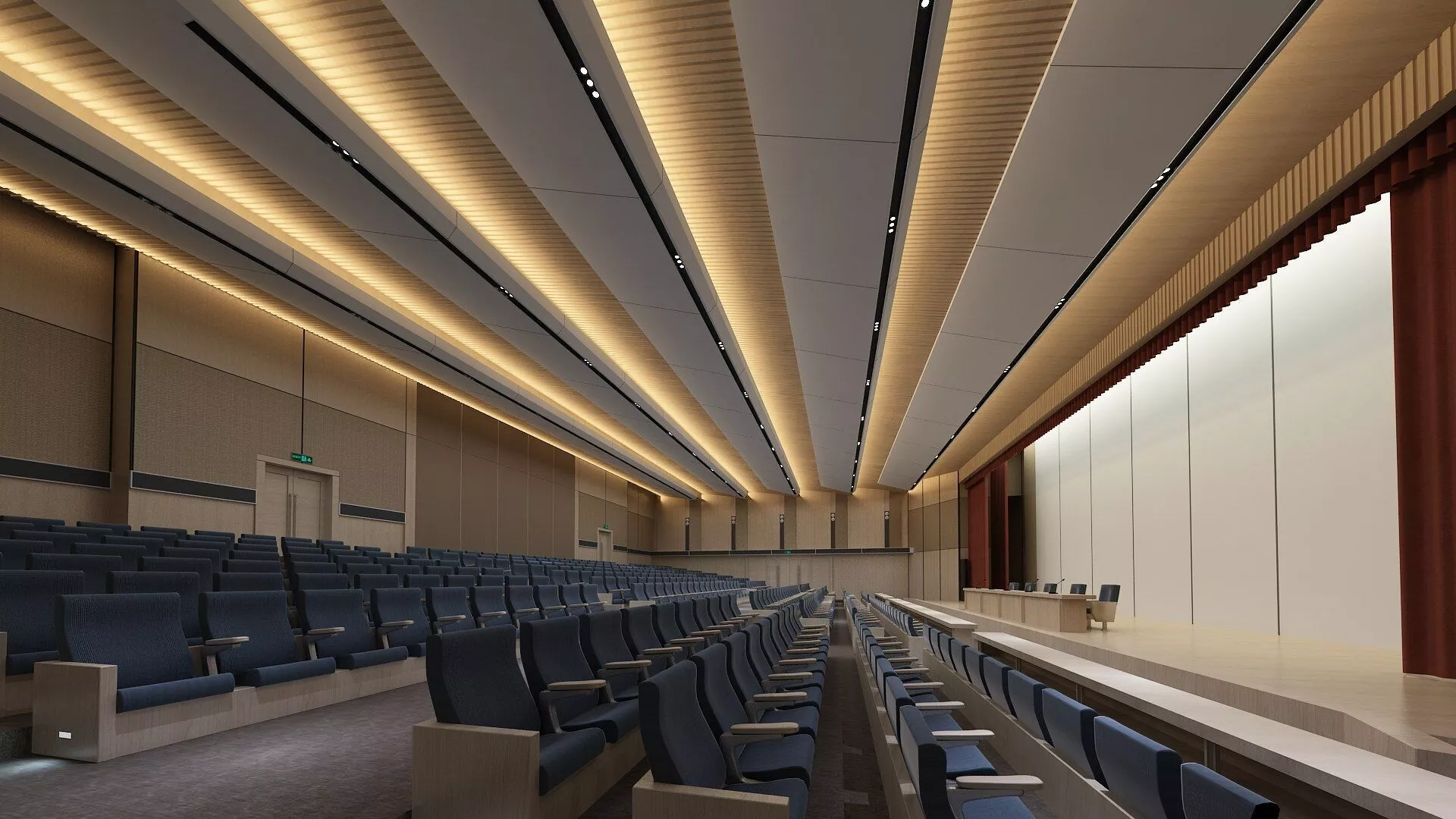 Conference Hall 09 3D model