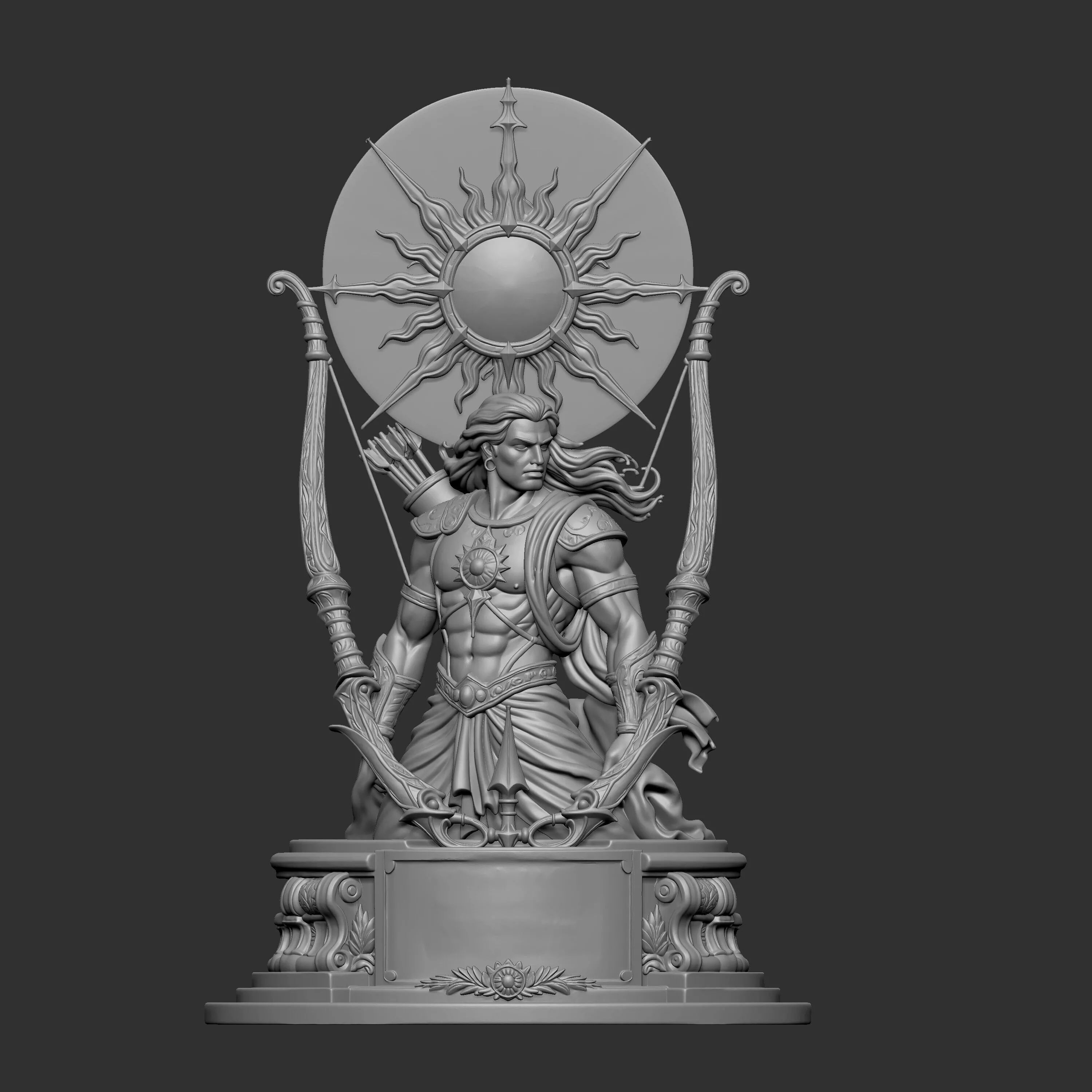 Hindu deity Lord Rama 3D print model