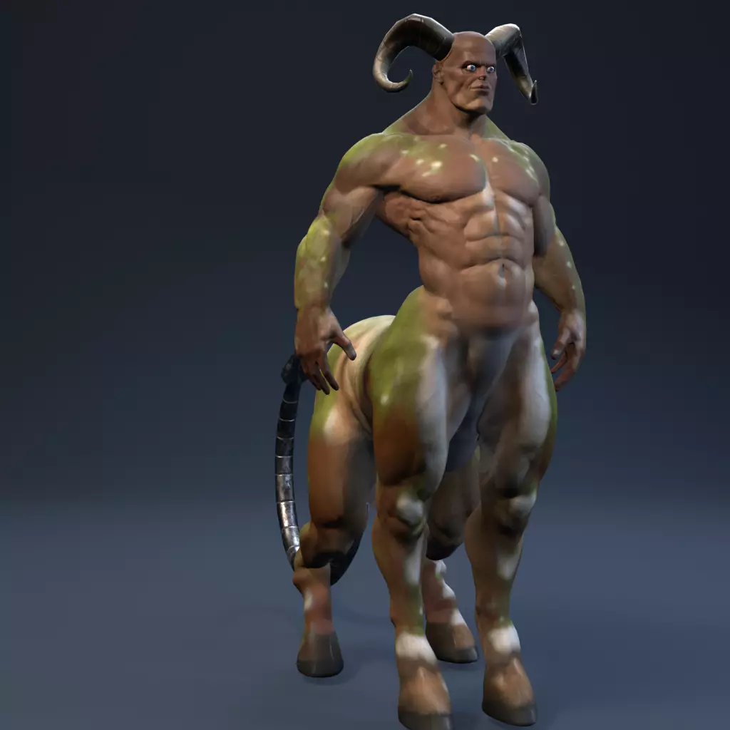 Centaur - Forest Low-poly 3D model