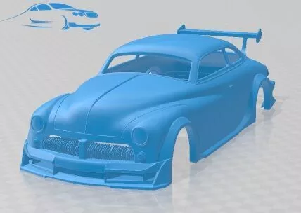Mercury Eight 1949 Tuning Printable Body Car 3D print model