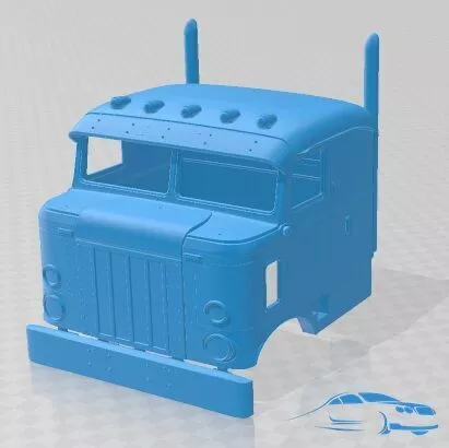 Kenworth Bullnose 1949 Cabin Truck Printable 3D print model