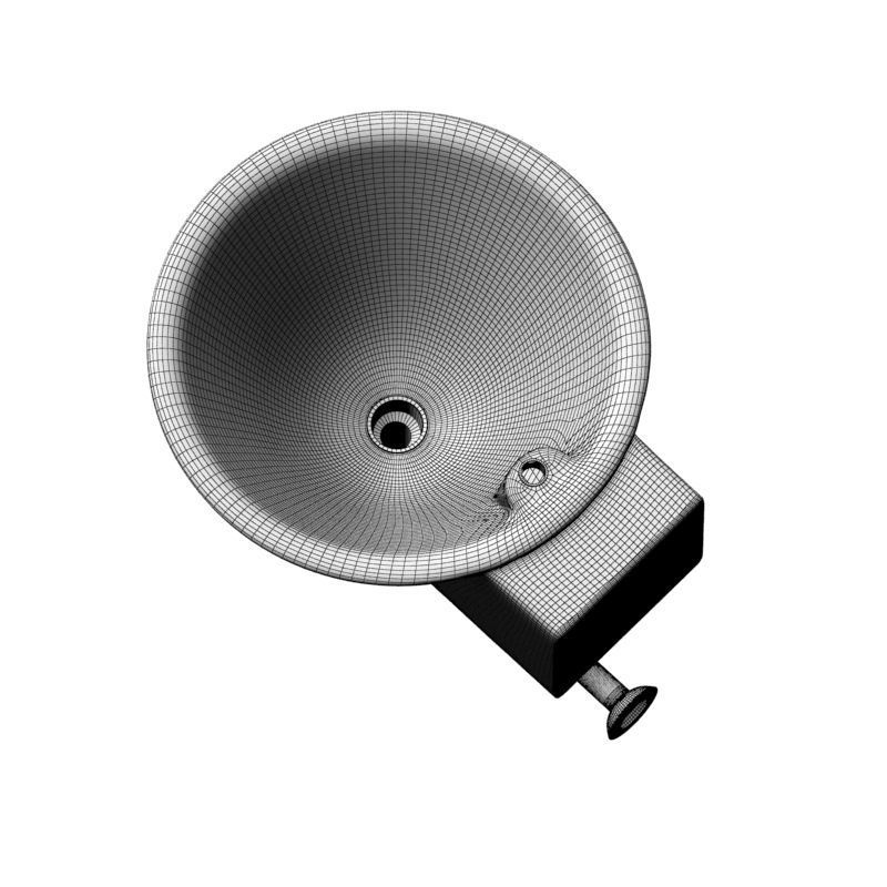 white Sink 3d model 001 3D model_14