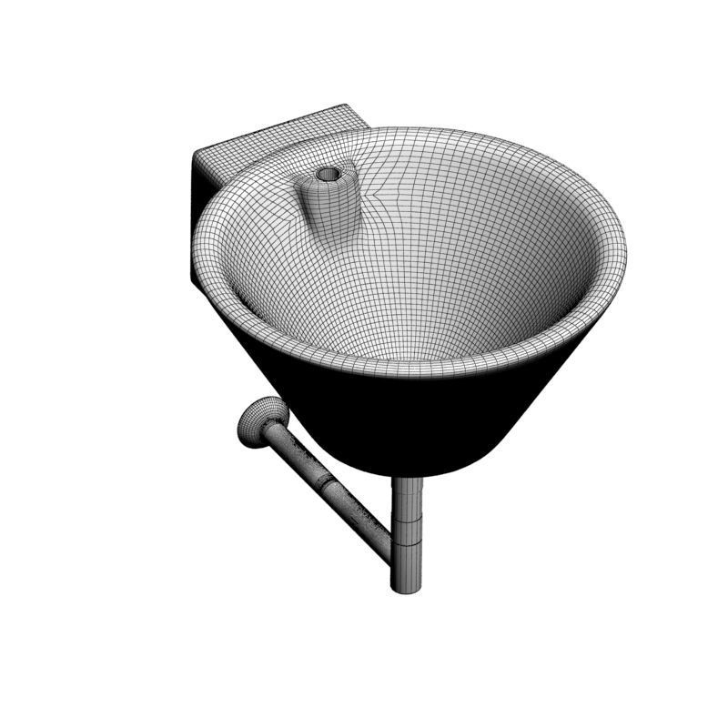 white Sink 3d model 001 3D model_13