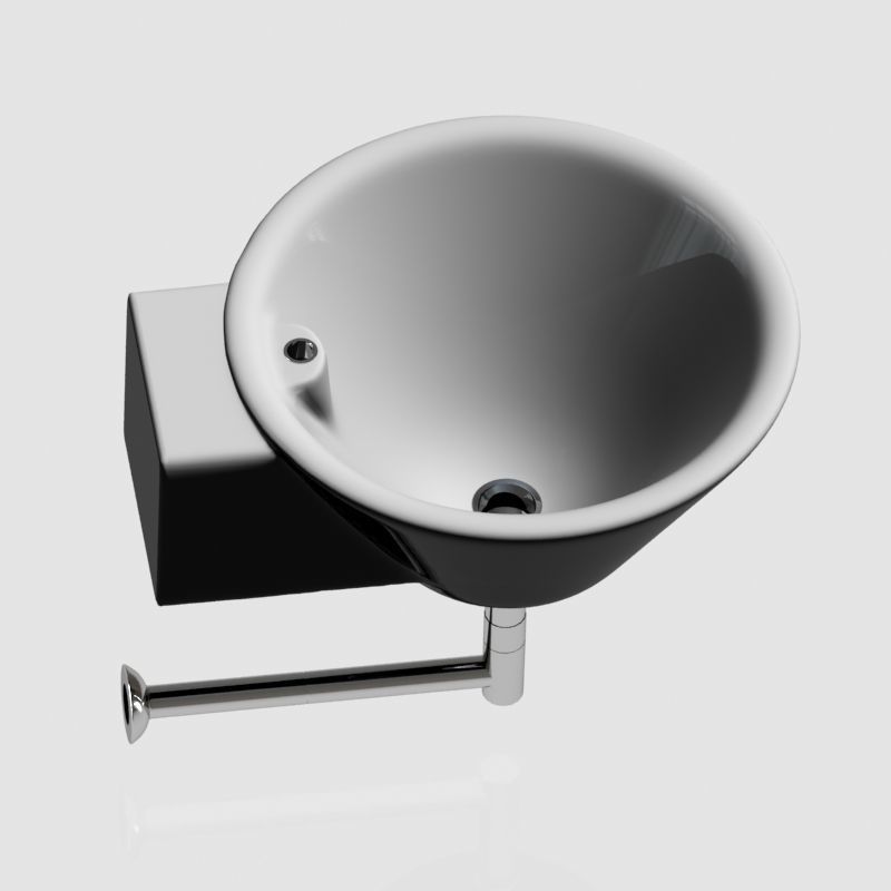 white Sink 3d model 001 3D model_4