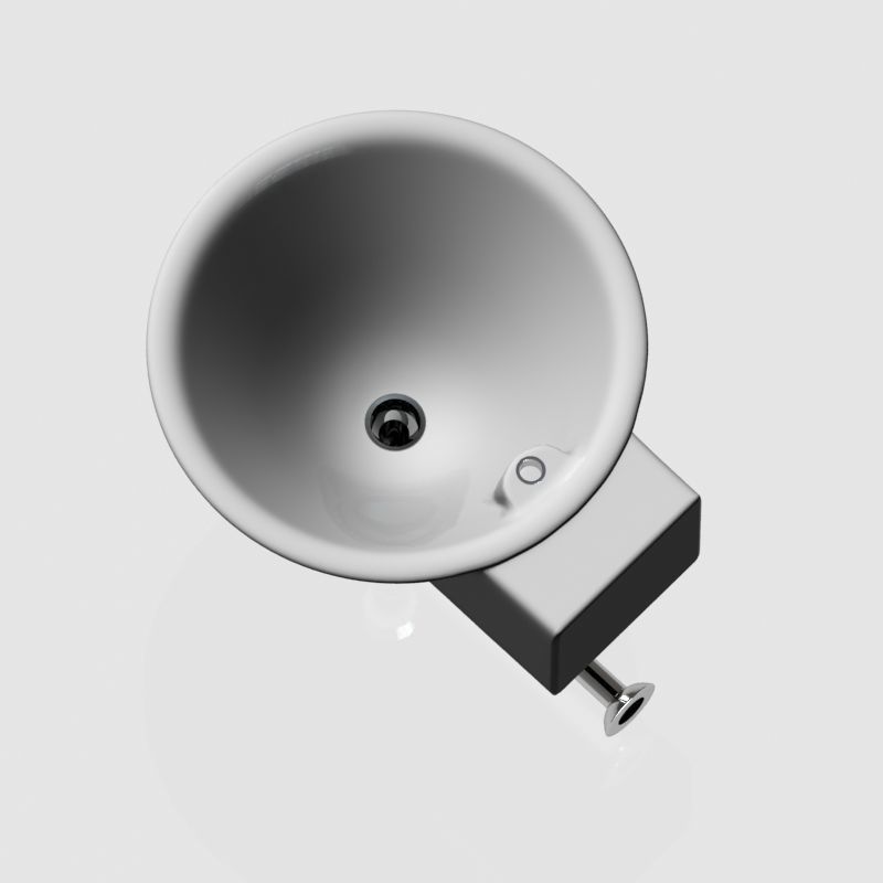 white Sink 3d model 001 3D model_3