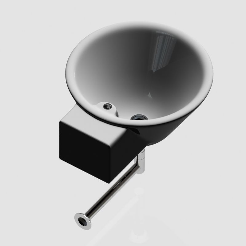 white Sink 3d model 001 3D model_1