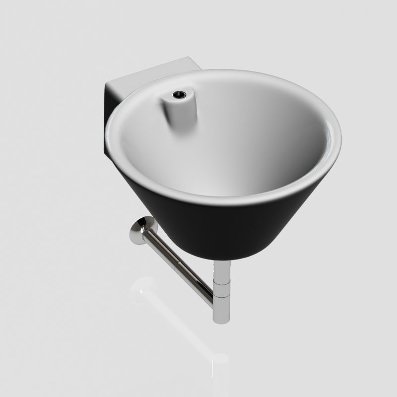 white Sink 3d model 001 3D model_2