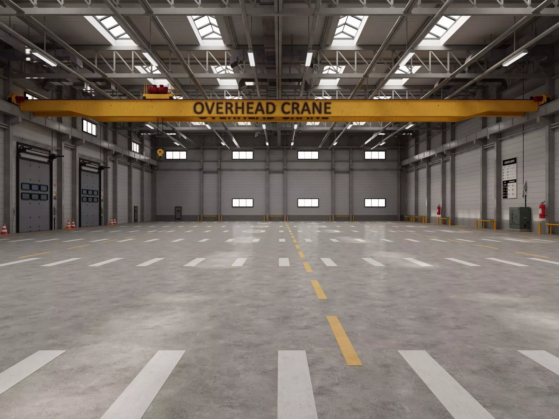 Warehouse Logistic 15 interior 3D model