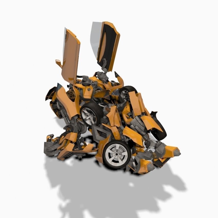 Bumblebee Forever - 3d animated model 3D model_8