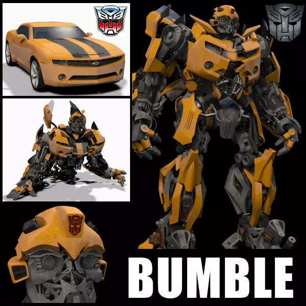 Bumblebee Forever - 3d animated model 3D model_0