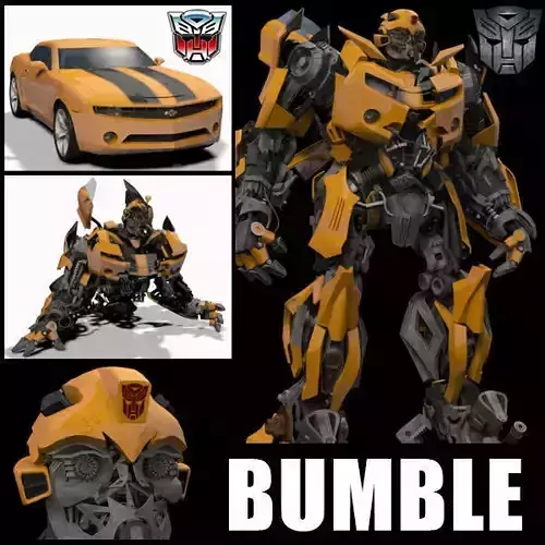 Bumblebee Forever - 3d animated model 3D model
