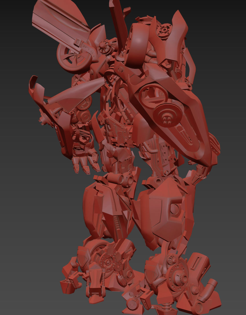 Bumblebee Forever - 3d animated model 3D model_30