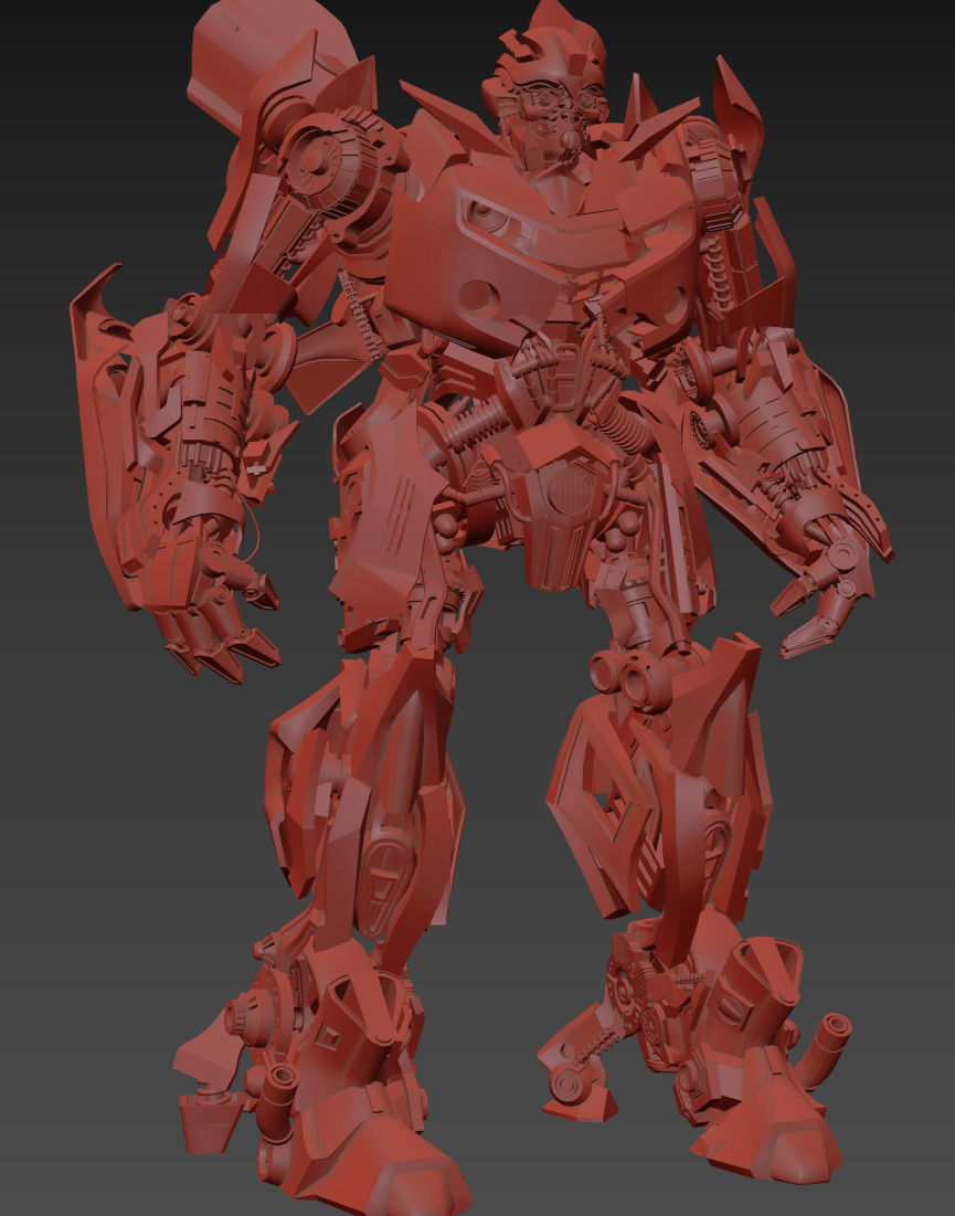 Bumblebee Forever - 3d animated model 3D model_29