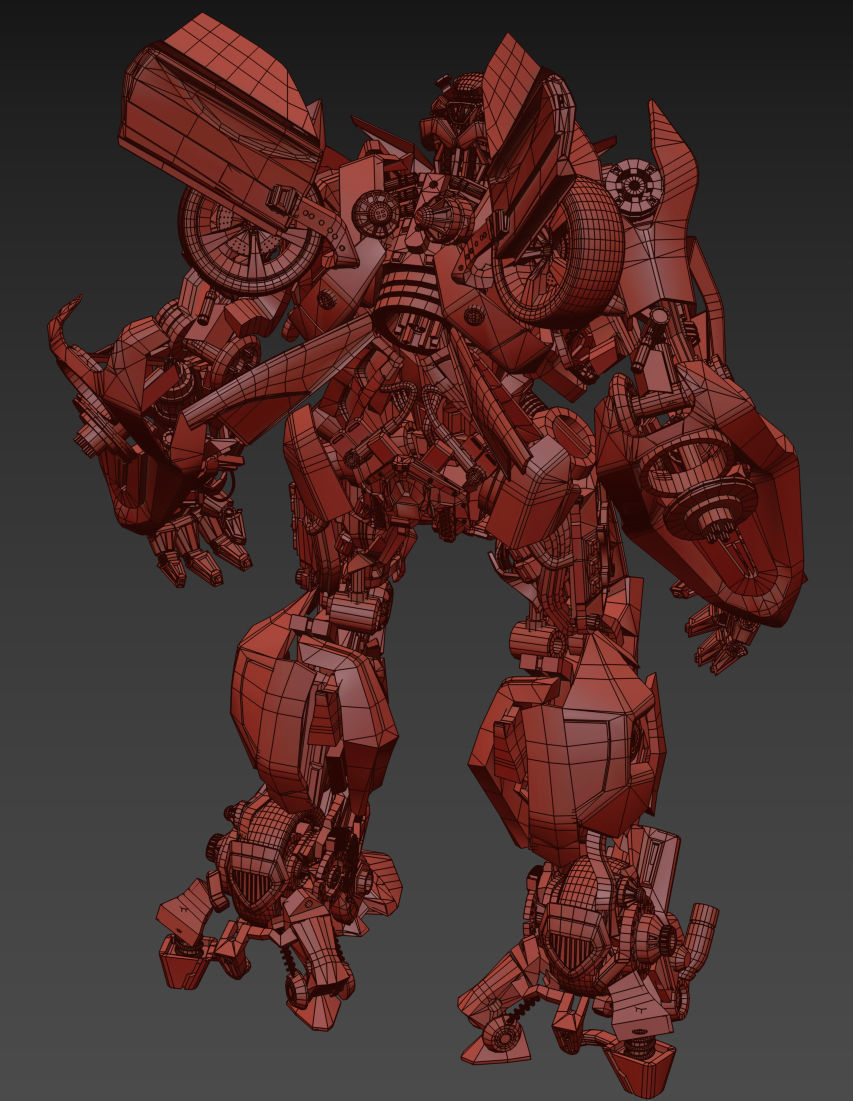 Bumblebee Forever - 3d animated model 3D model_33