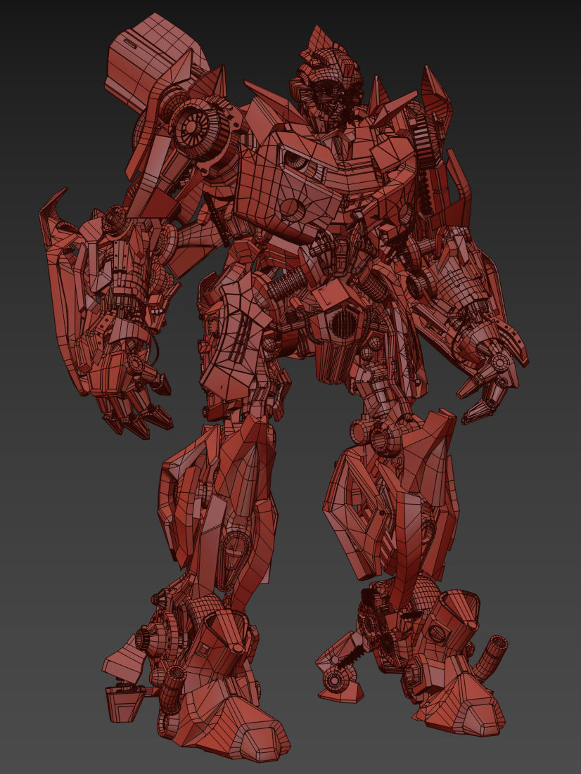 Bumblebee Forever - 3d animated model 3D model_32