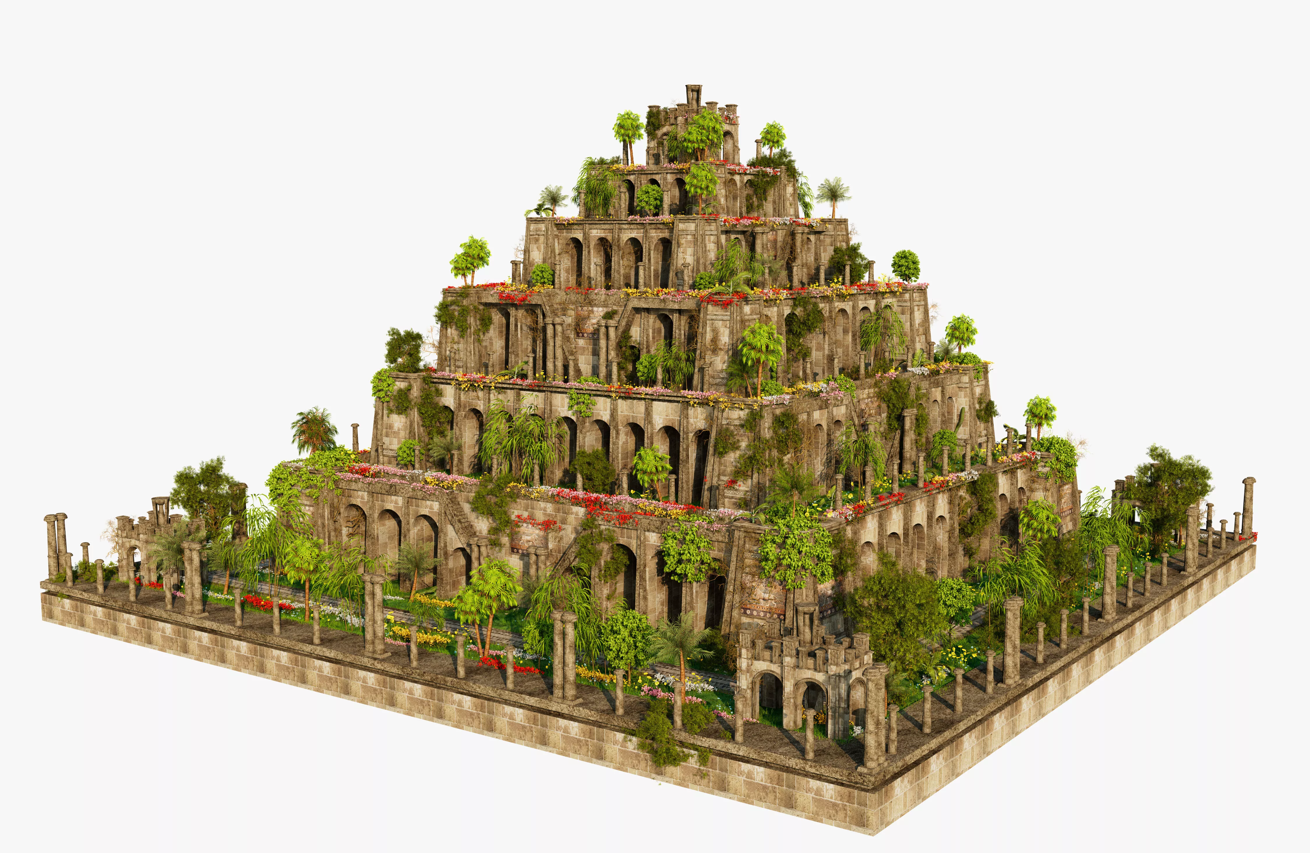 Babylon Building v2 3D model