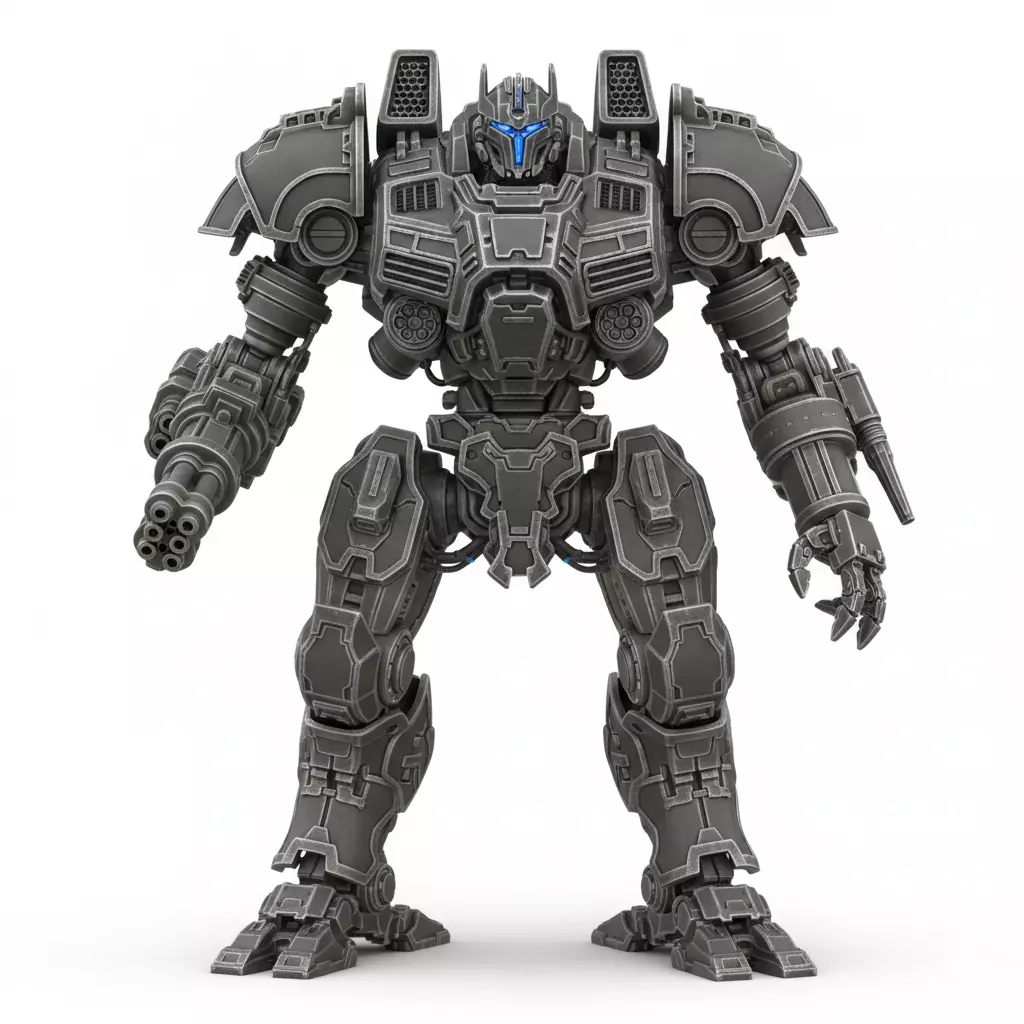 Robot Cyber Mechanical Futuristic Armor 3D model