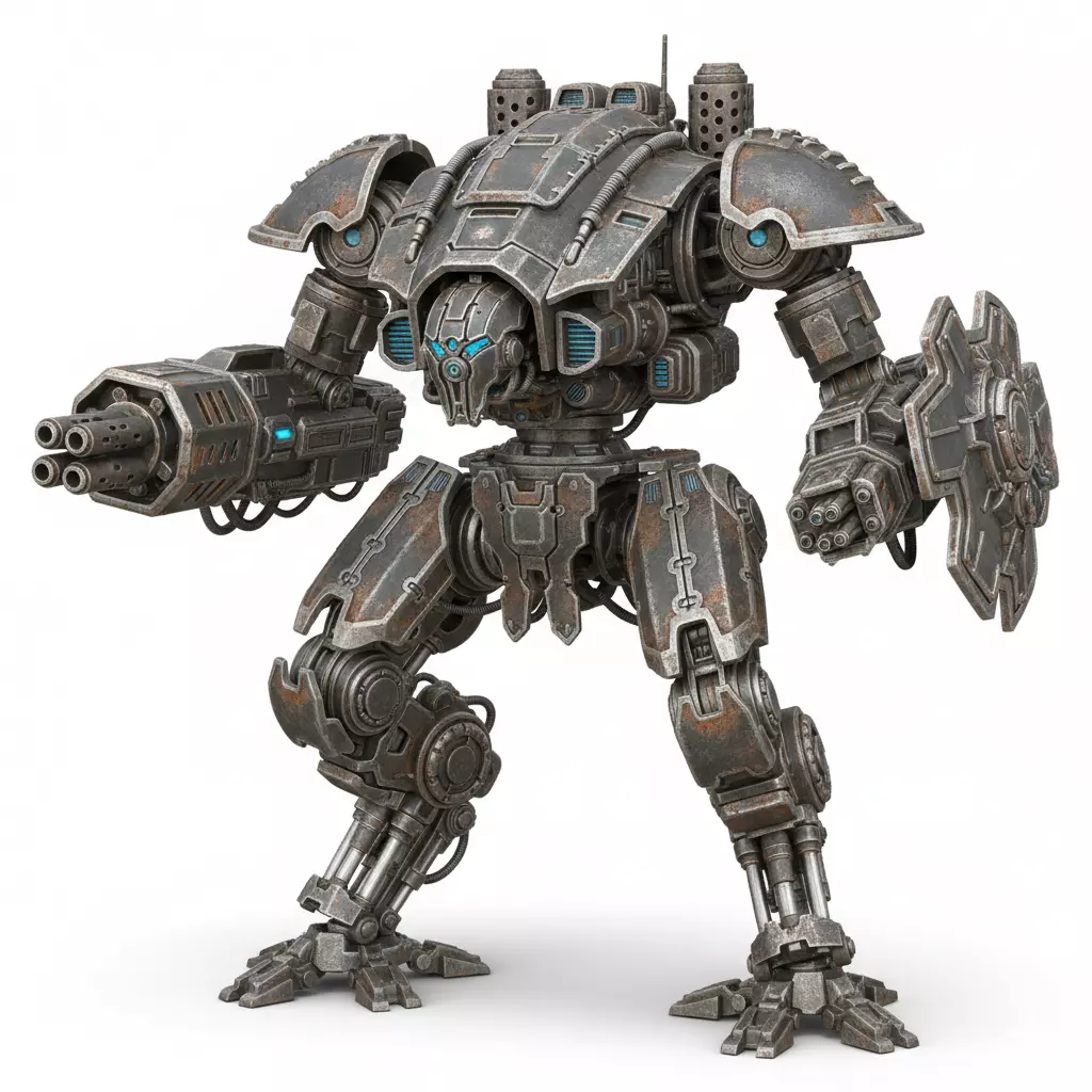 Robot Mecha Sci Fi Mechanical Armor Android 3D model