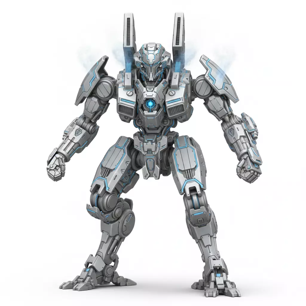 Robot Mecha Android Cyborg Machine Mechanical Sci Fi 3D model