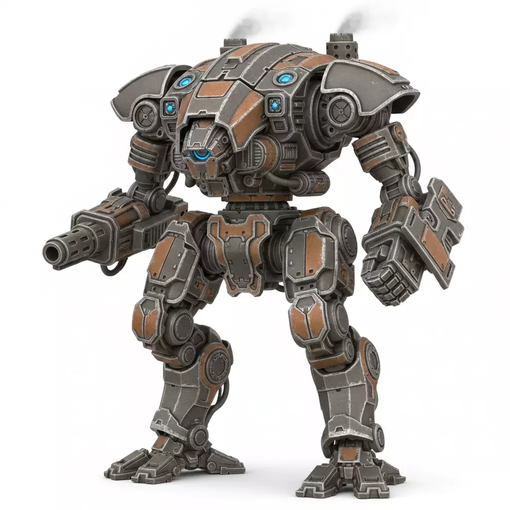 Robot Mechanical Android Cyber Design 3D model