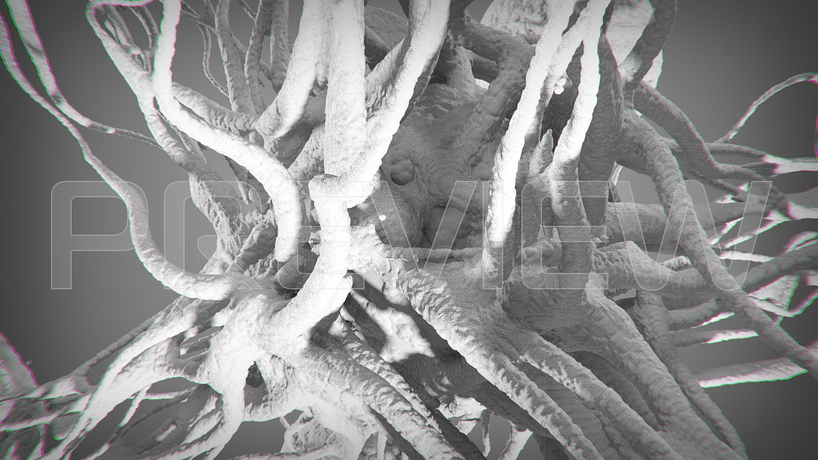 Cancer Stl Model structure of cell 3D print model_5