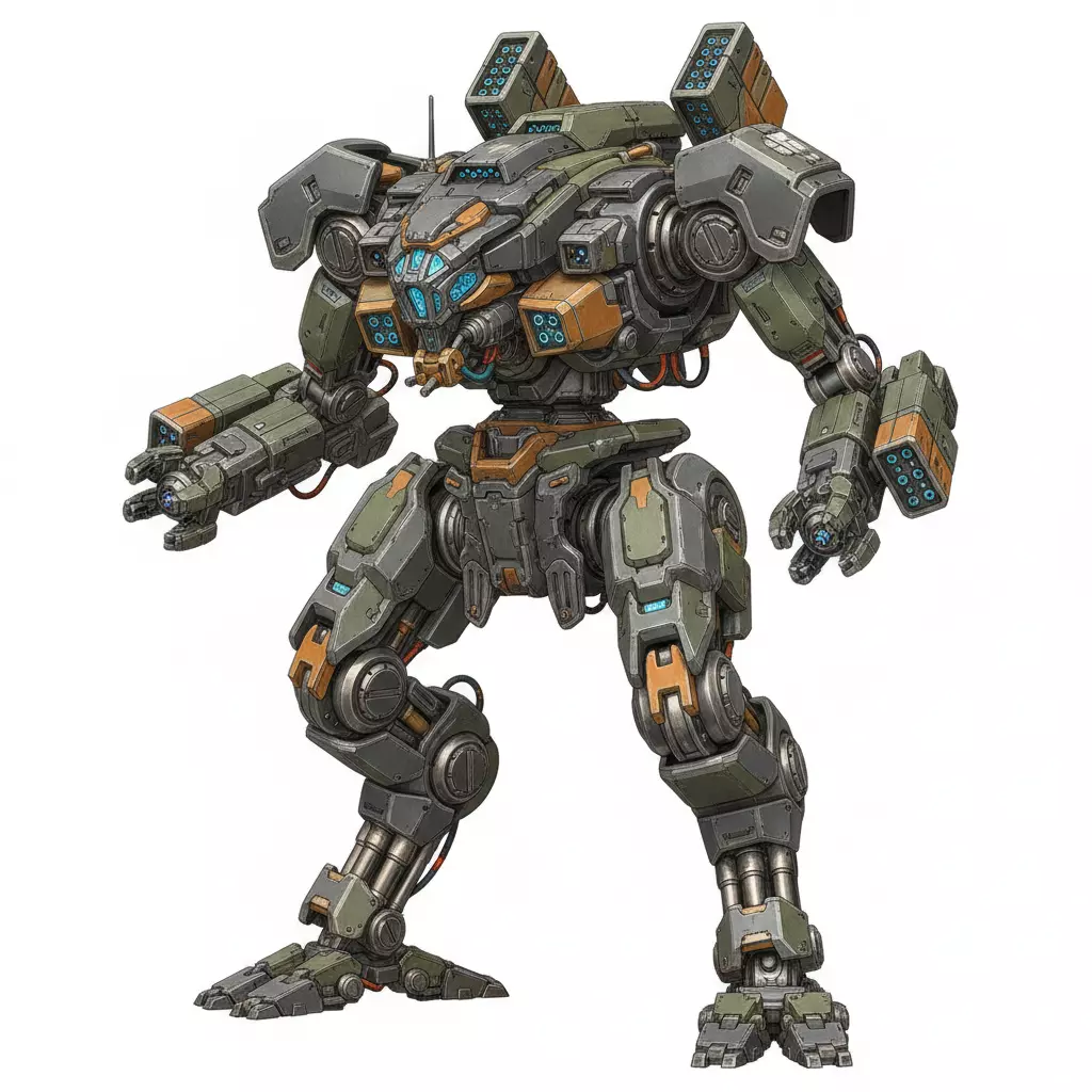 Robot Mechanical Armor Mecha Model 3D model