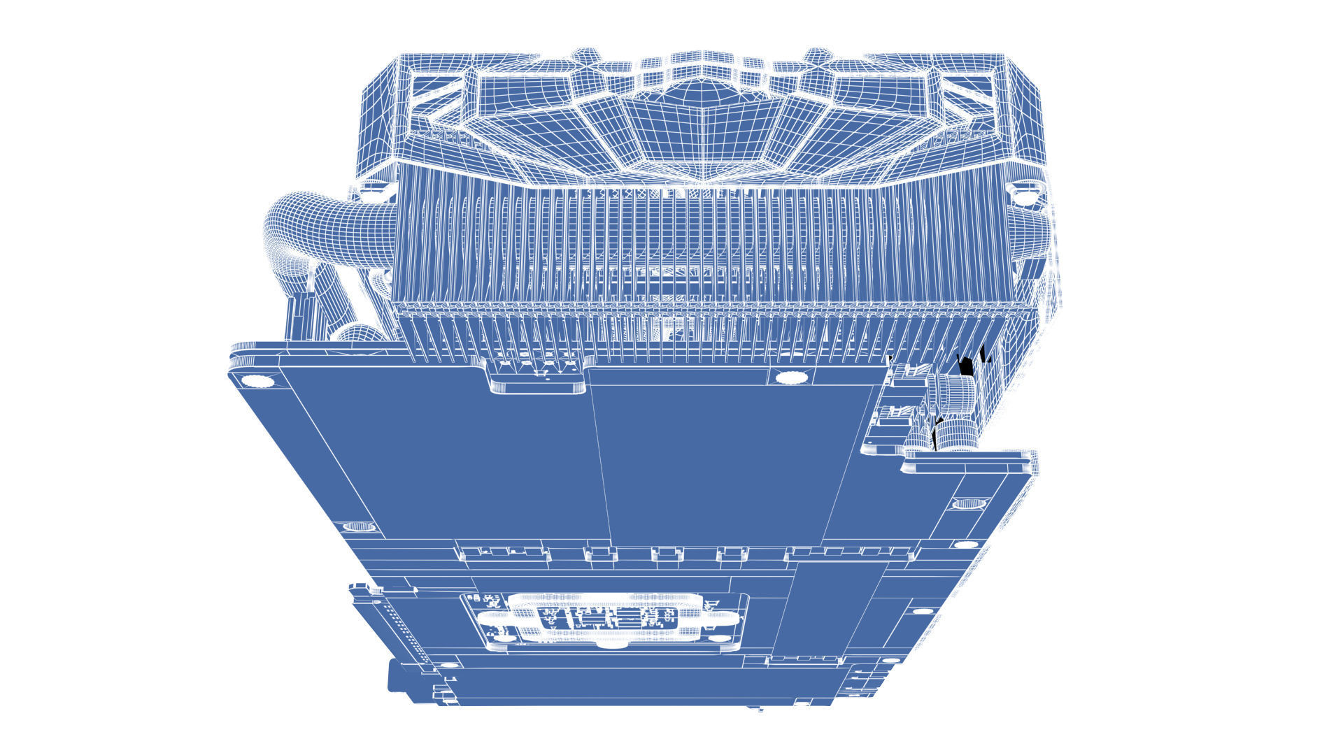 Asus Strix GTX 980 Ti Bonus SLI bridges 3D model_49