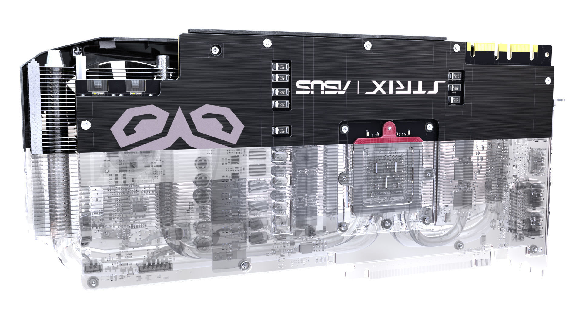 Asus Strix GTX 980 Ti Bonus SLI bridges 3D model_42