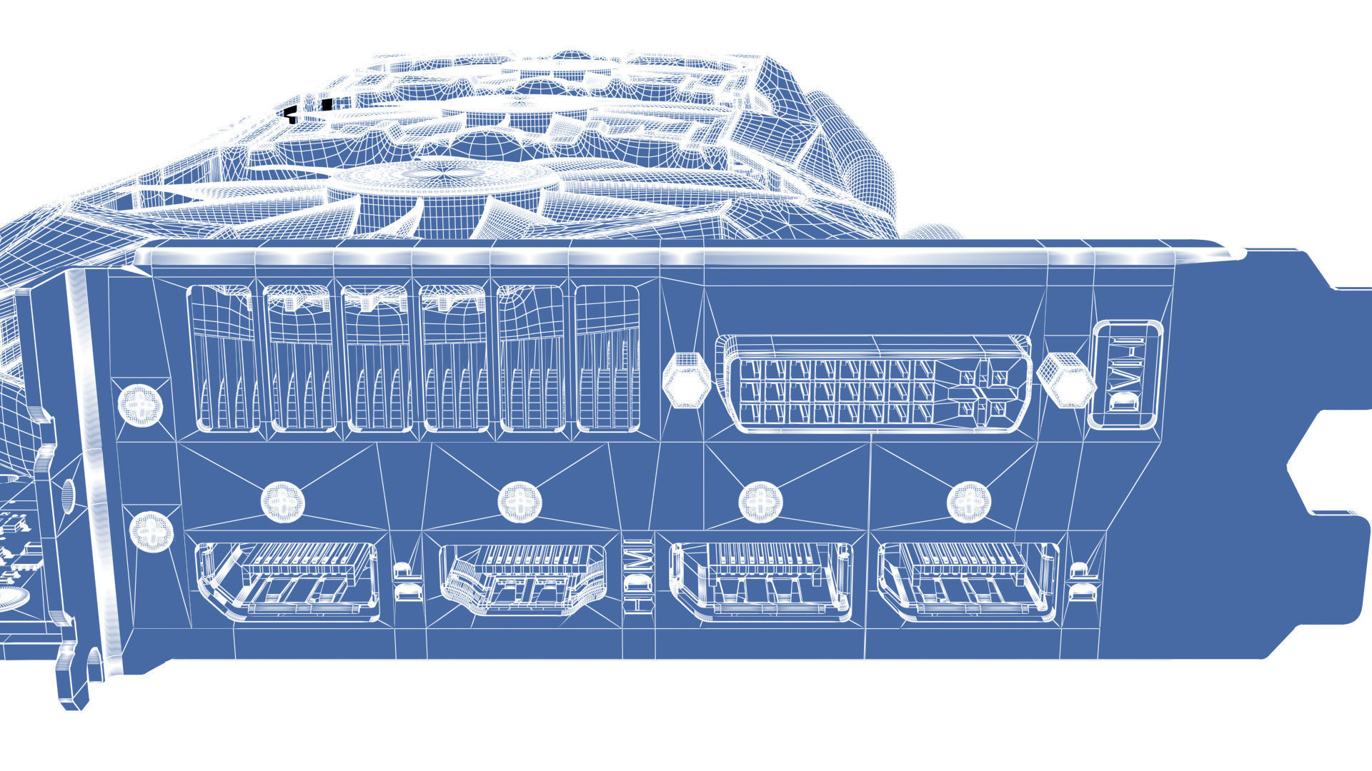 Asus Strix GTX 980 Ti Bonus SLI bridges 3D model_47