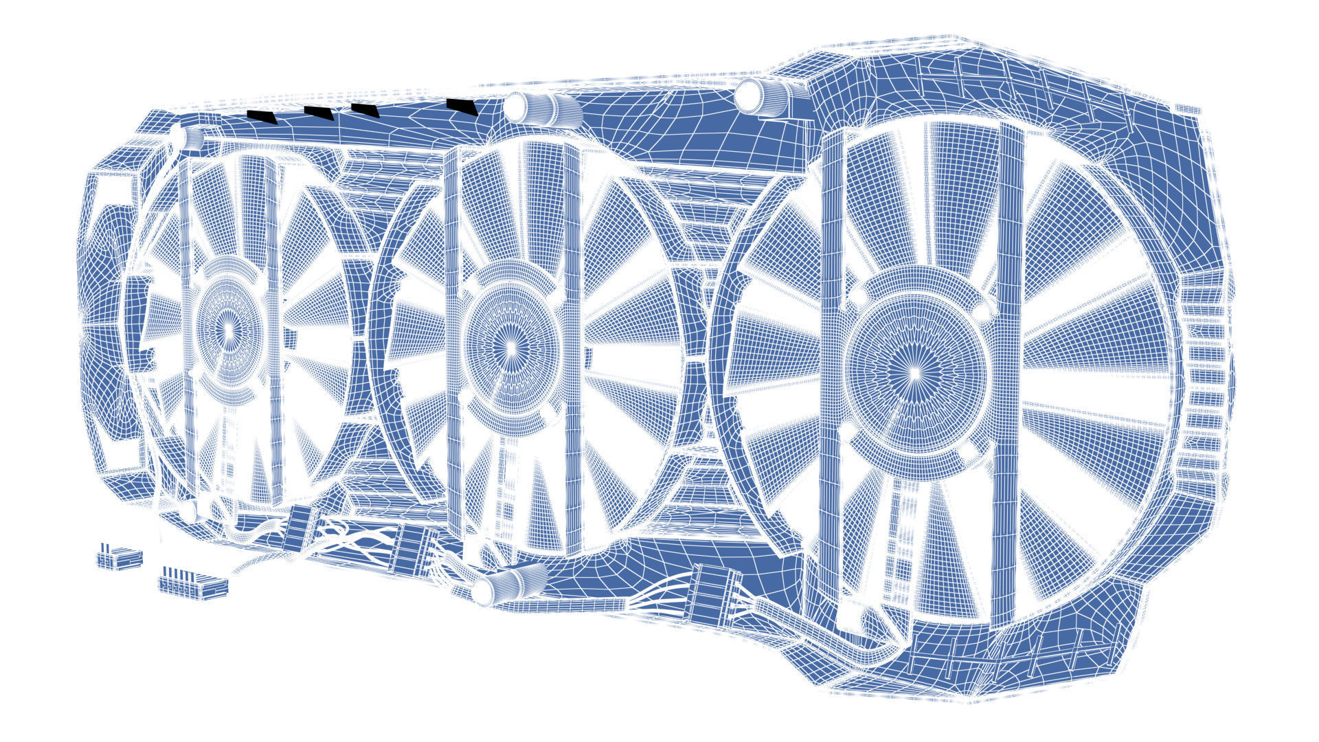 Asus Strix GTX 980 Ti Bonus SLI bridges 3D model_65