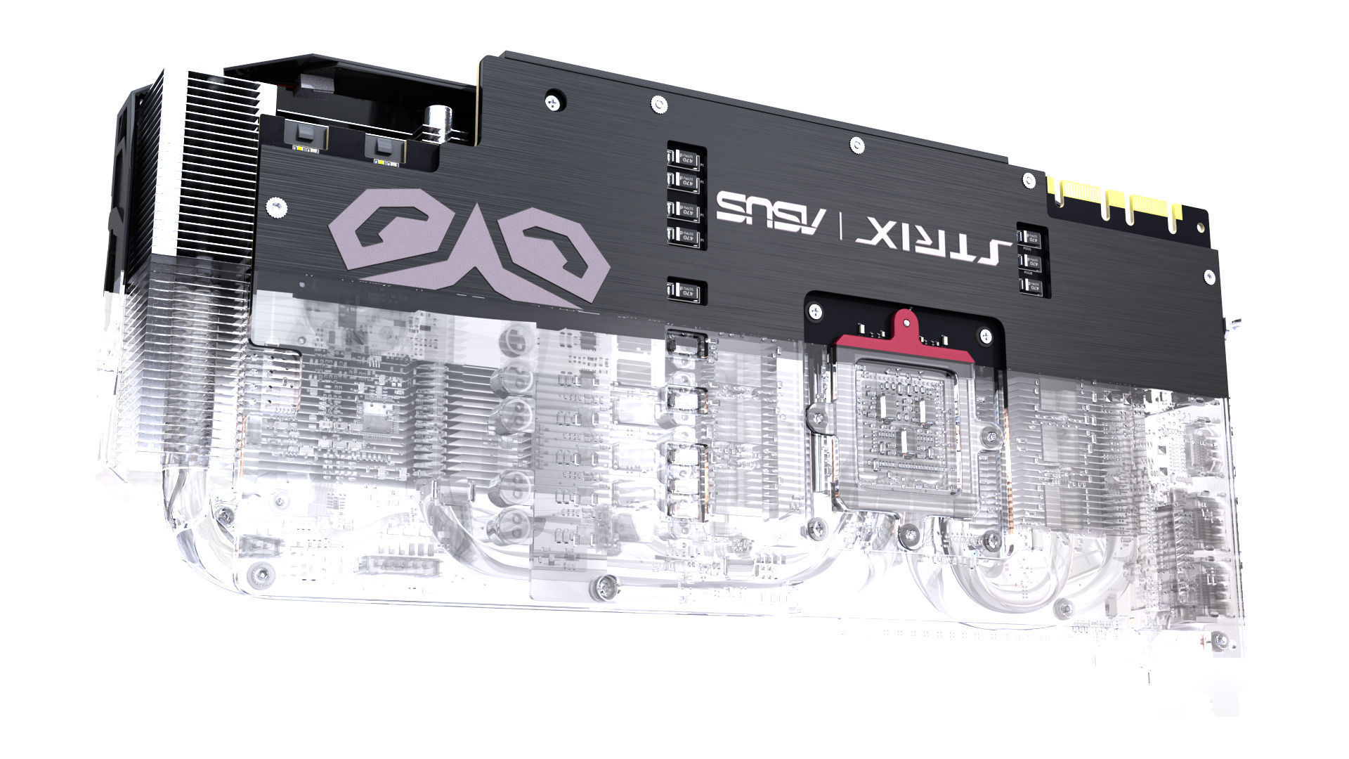 Asus Strix GTX 980 Ti Bonus SLI bridges 3D model_40
